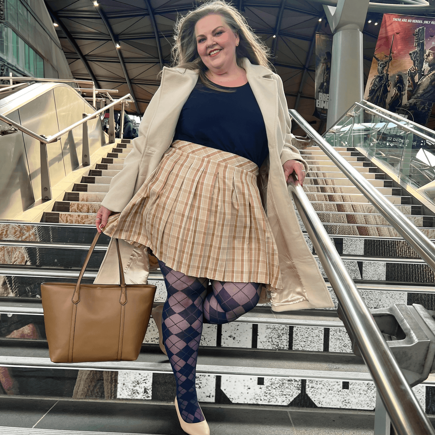 Diamond Tights - Navy - Snag