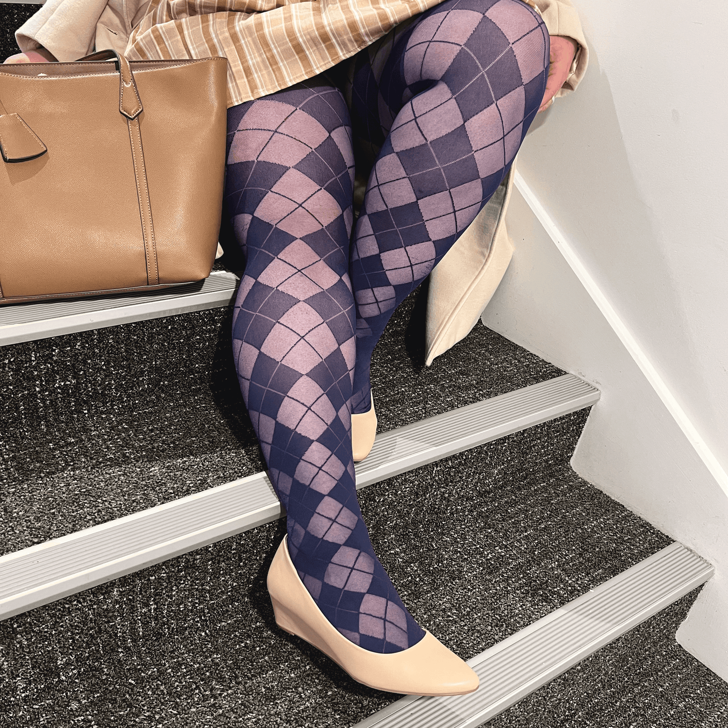 Diamond Tights - Navy - Snag