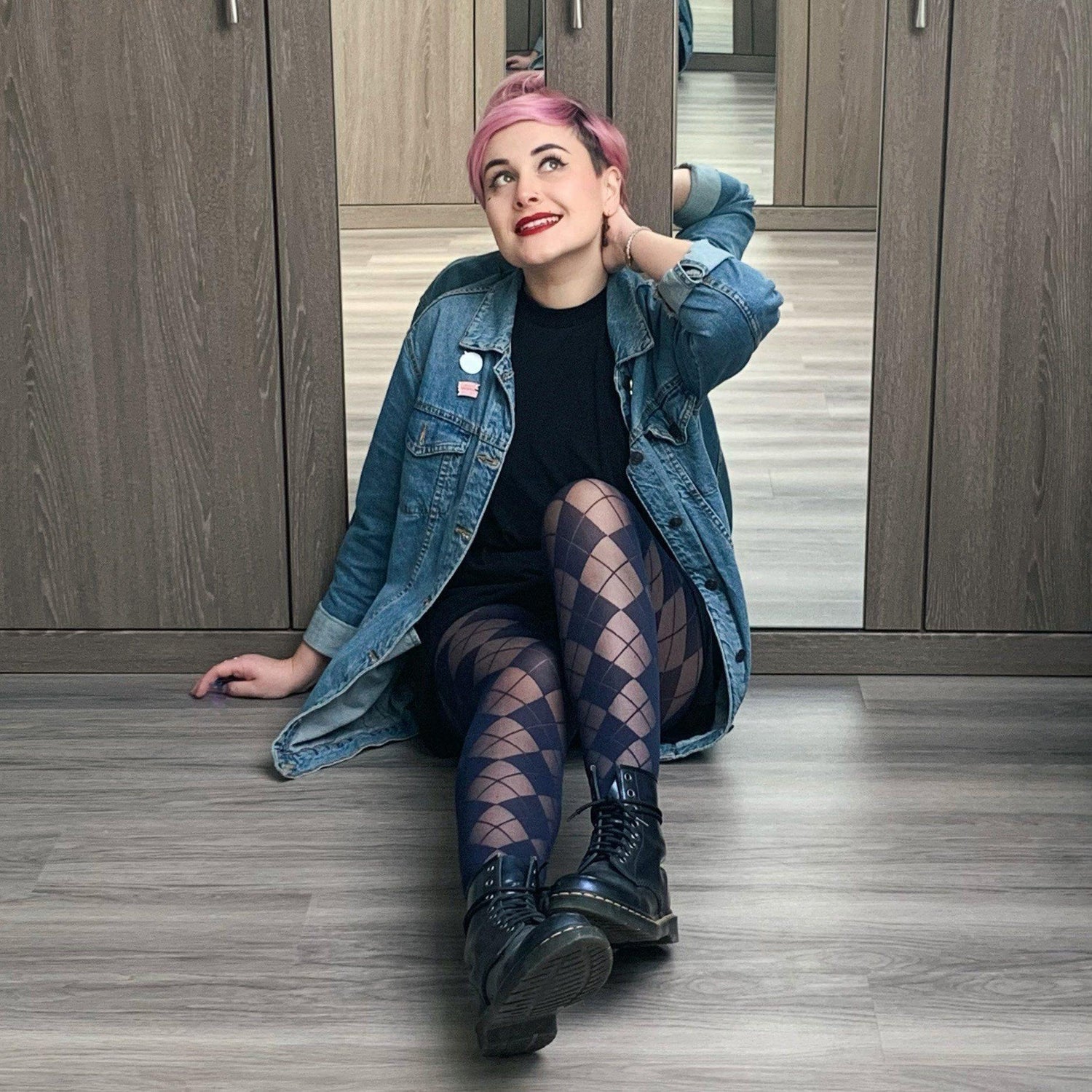 Diamond Tights - Navy - Snag