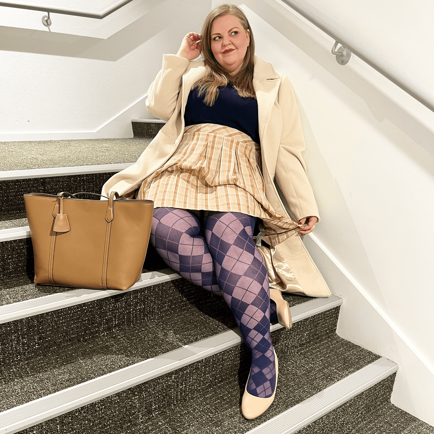 Diamond Tights - Navy - Snag