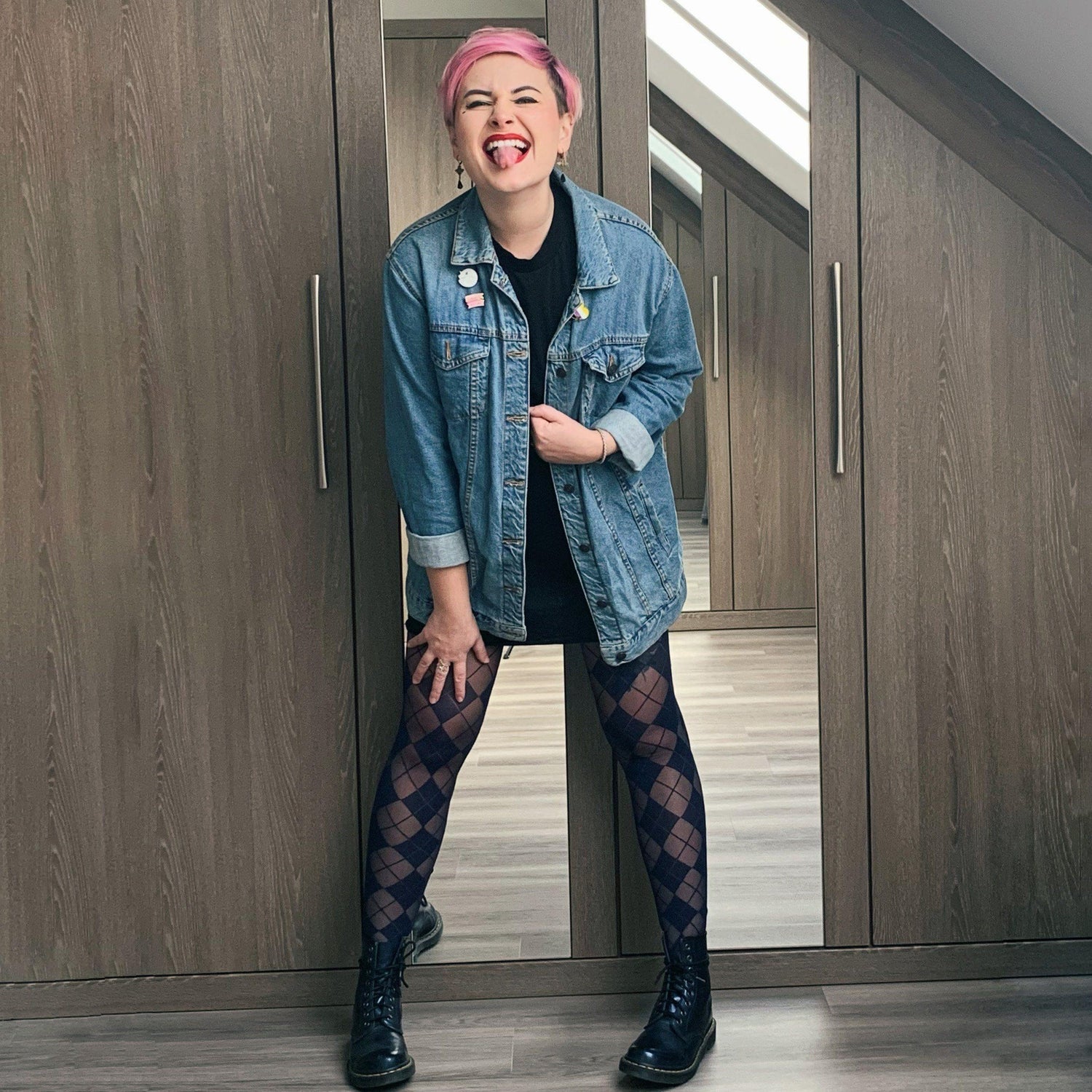 Diamond Tights - Navy - Snag