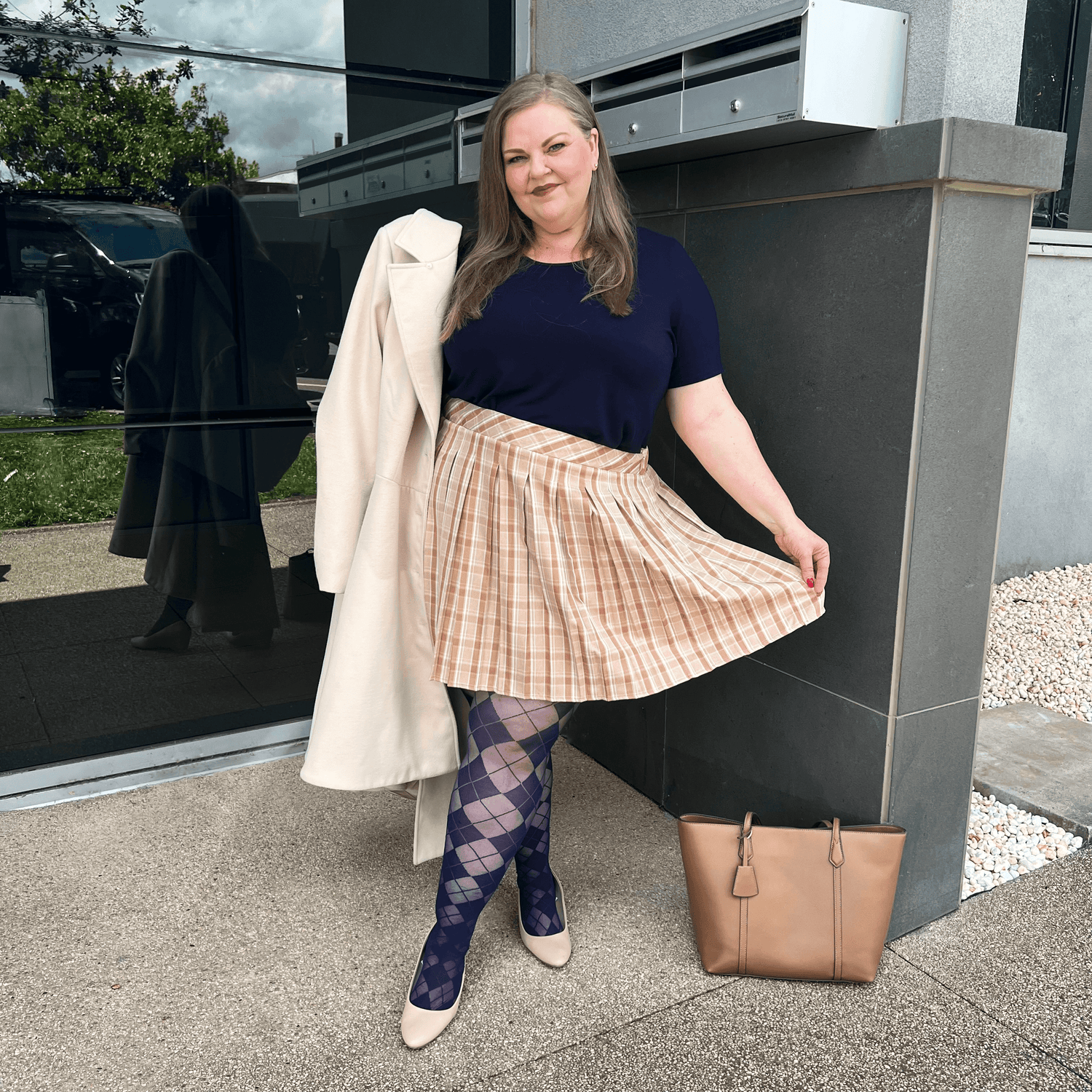 Diamond Tights - Navy - Snag