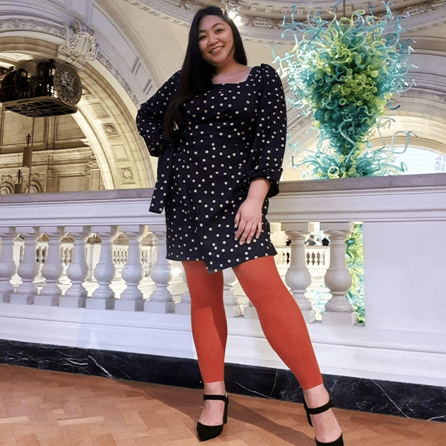 Footless Tights - Butternut - Snag