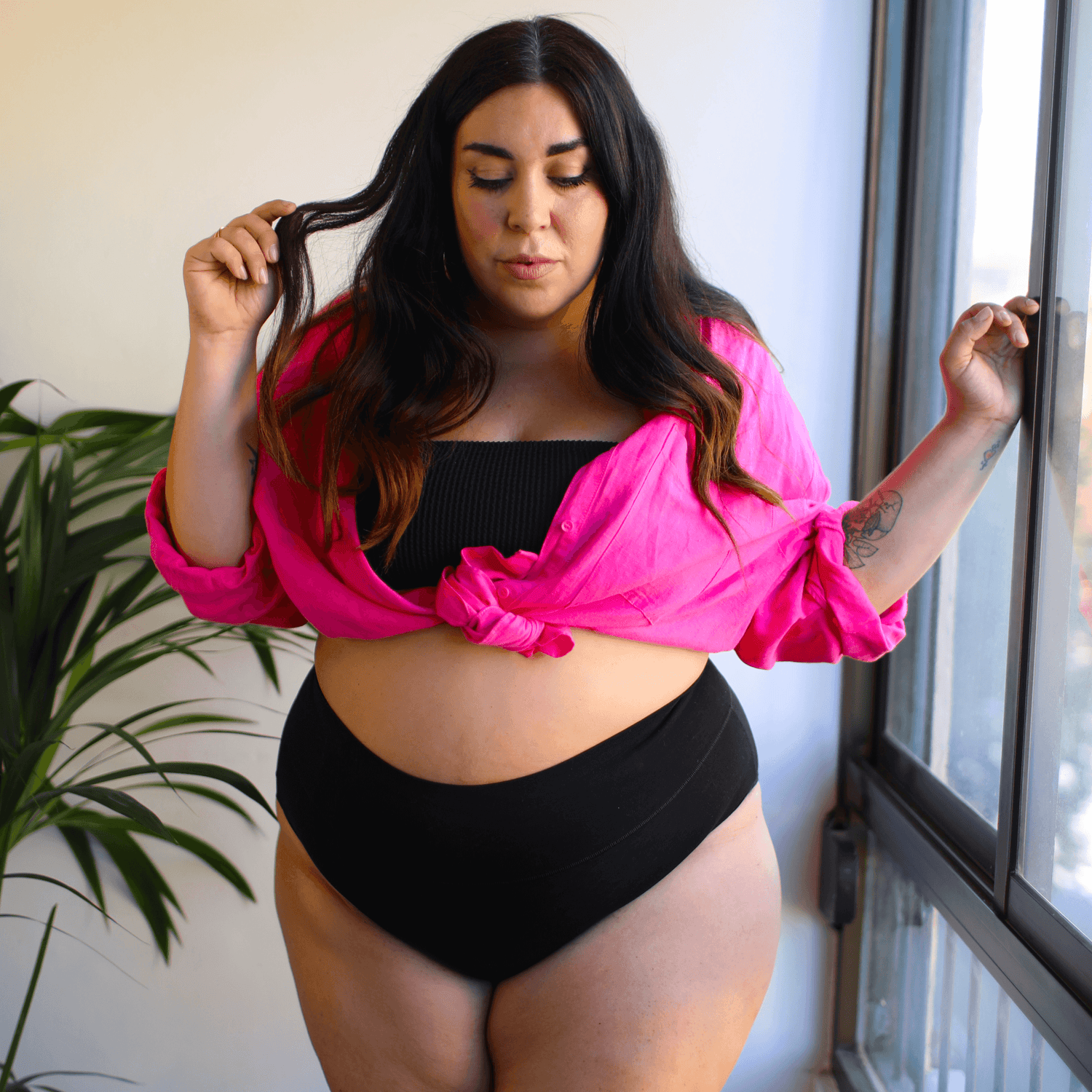 Full Brief Knickers - Black - Snag