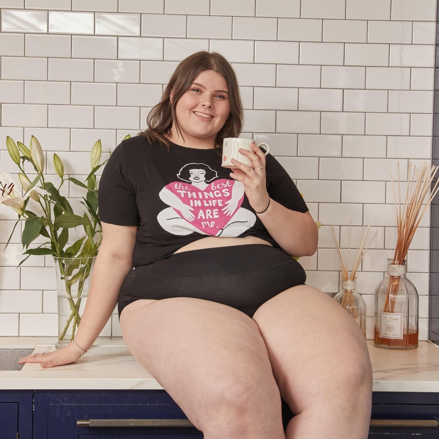 Full Brief Knickers - Black - Snag