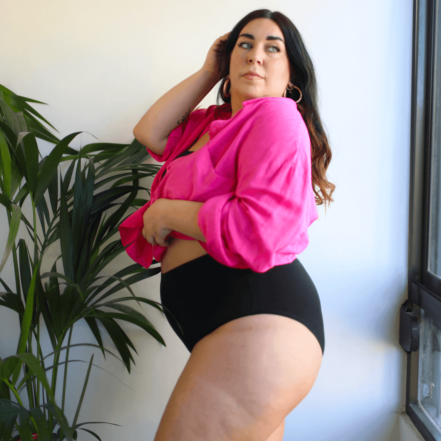 Full Brief Knickers - Black - Snag