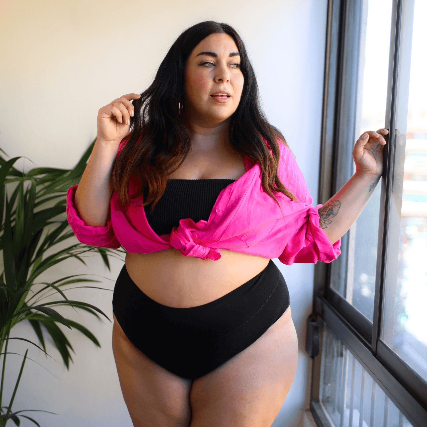 Full Brief Knickers - Black - Snag