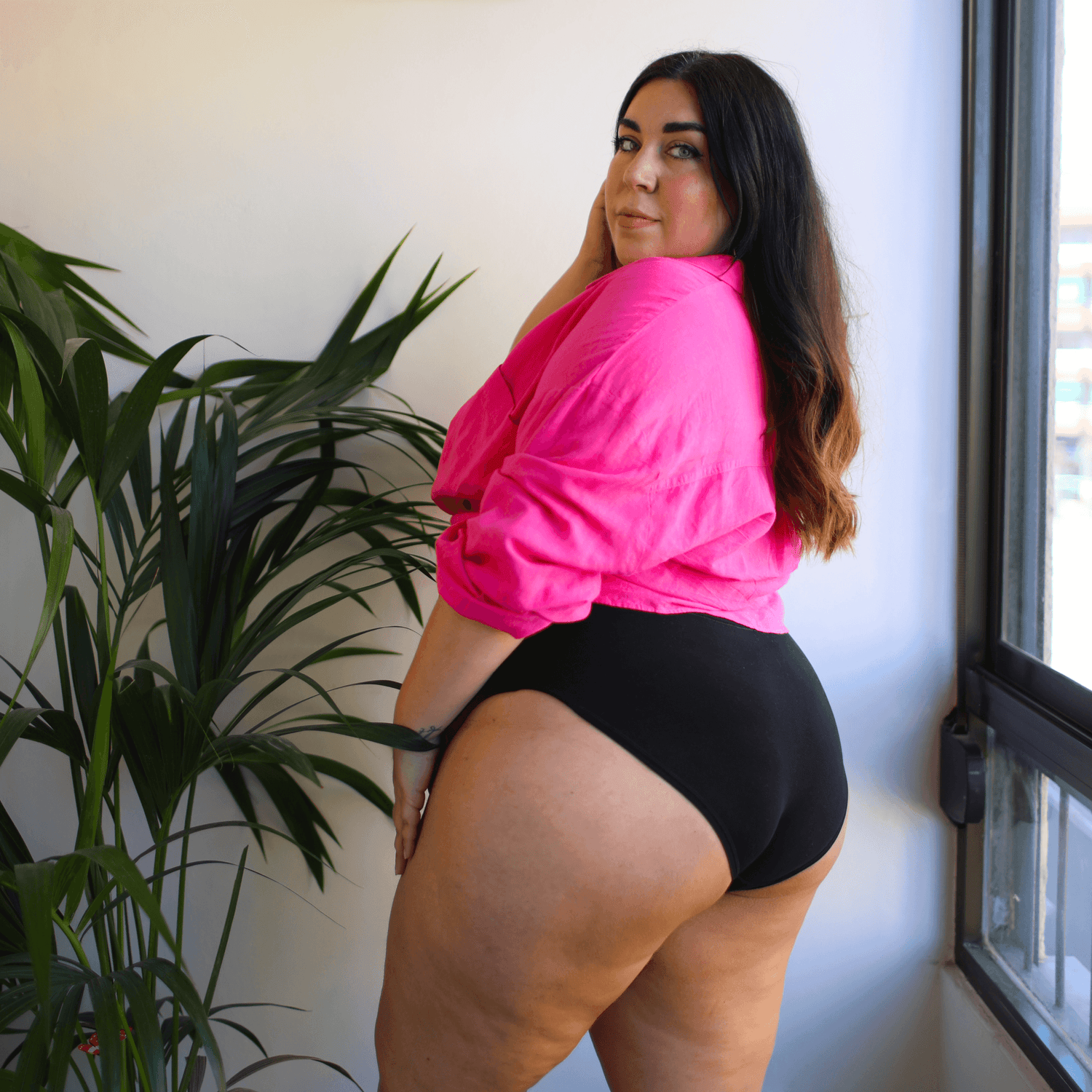 Full Brief Knickers - Black - Snag