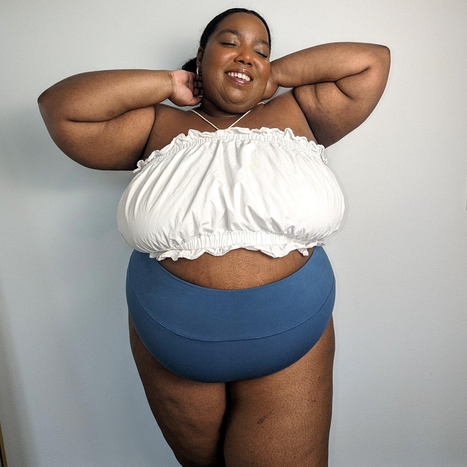 Full Brief Knickers - Denim - Snag