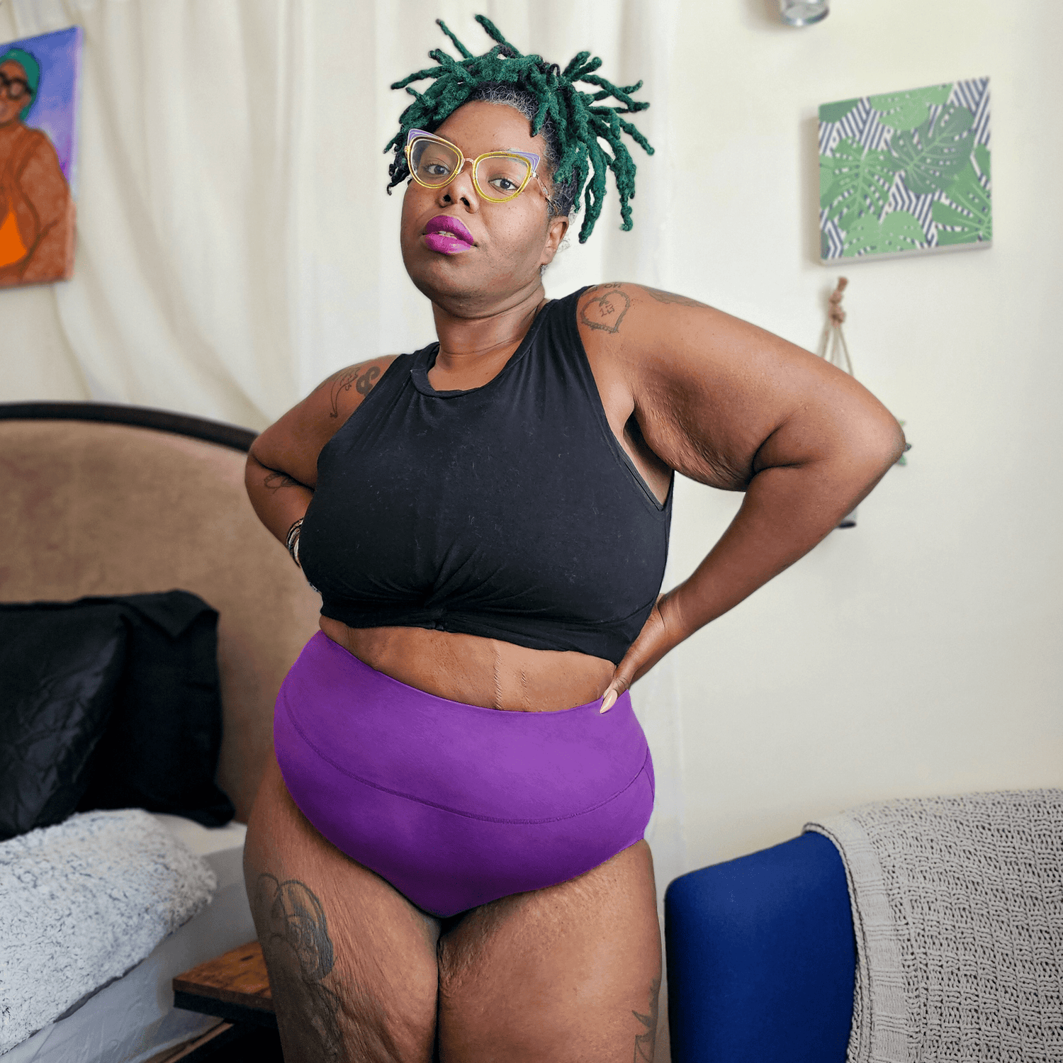 Full Brief Knickers - Grape Escape - Snag