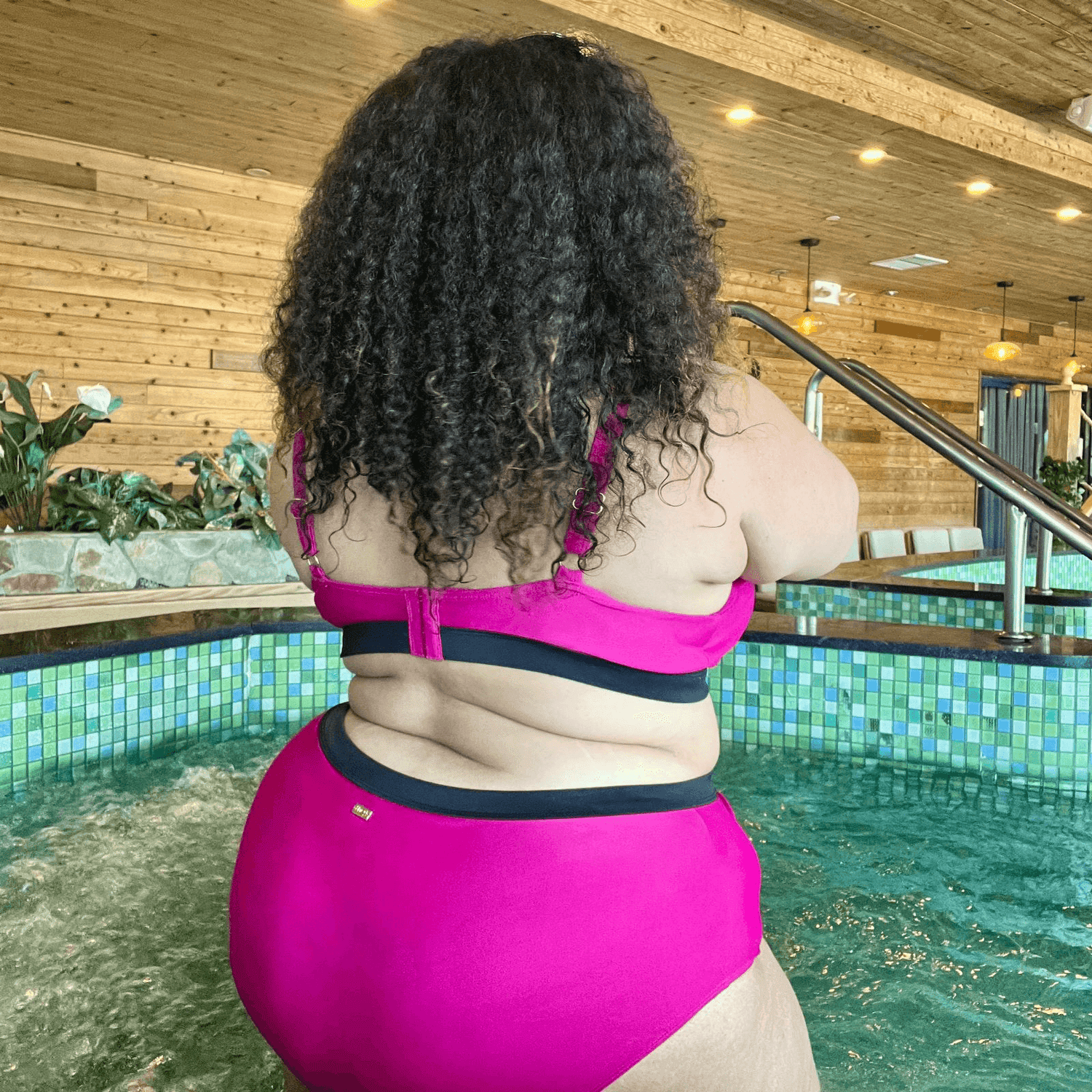 Hasta La Vista Bikini Top - Hot Pink - Snag