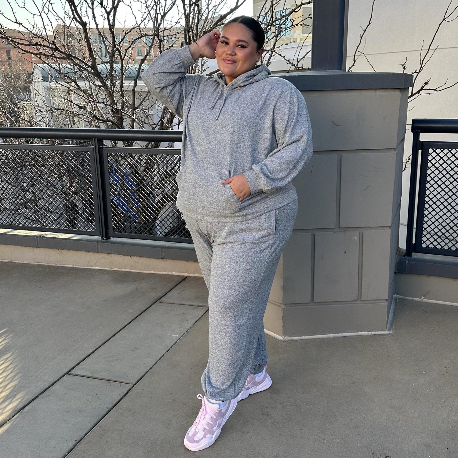 Hoodie - Grey Marl - Snag