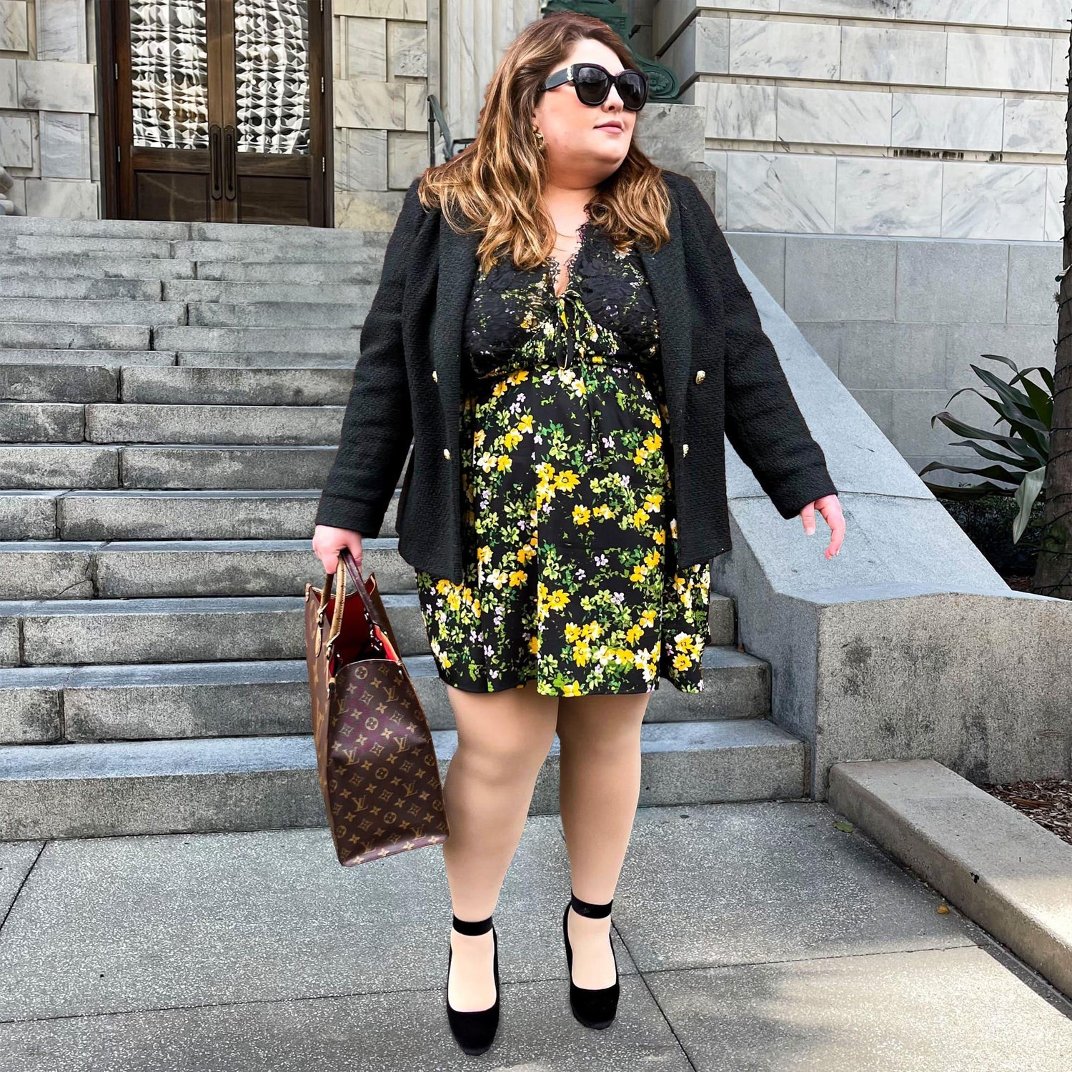 Huggy Light Compression Tights - Builders Tea - Snag