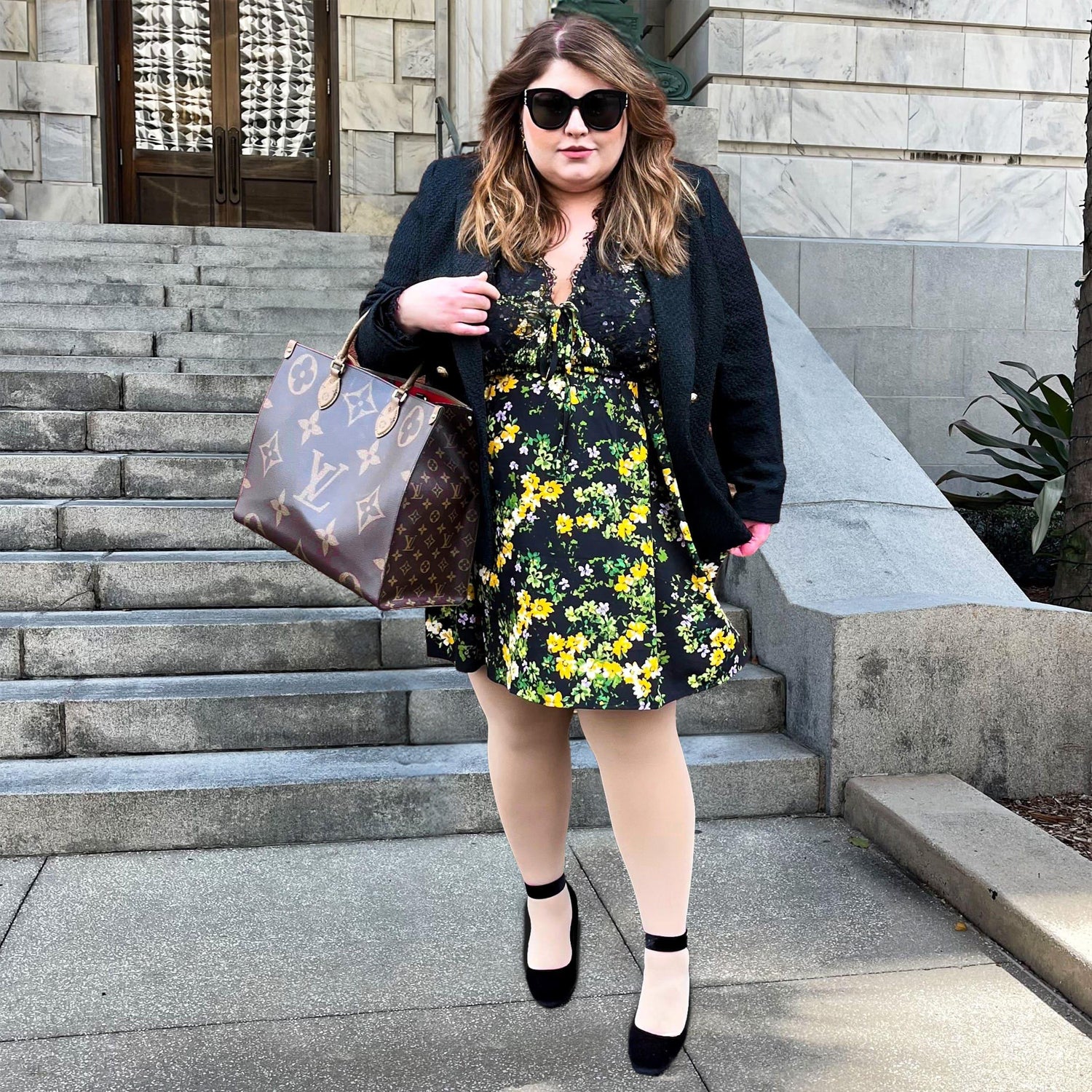 Huggy Light Compression Tights - Builders Tea - Snag