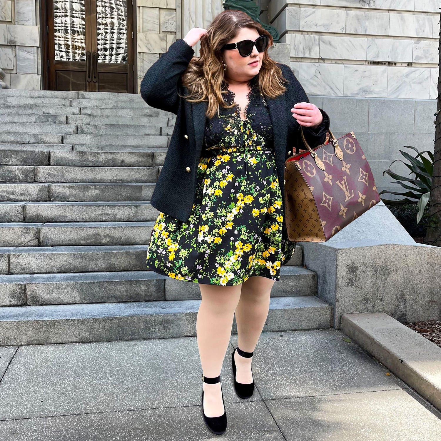 Huggy Light Compression Tights - Builders Tea - Snag