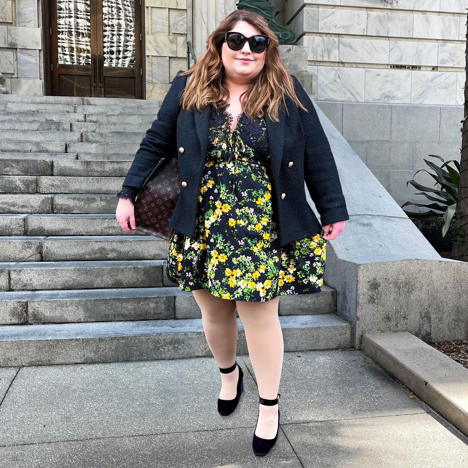 Huggy Light Compression Tights - Builders Tea - Snag