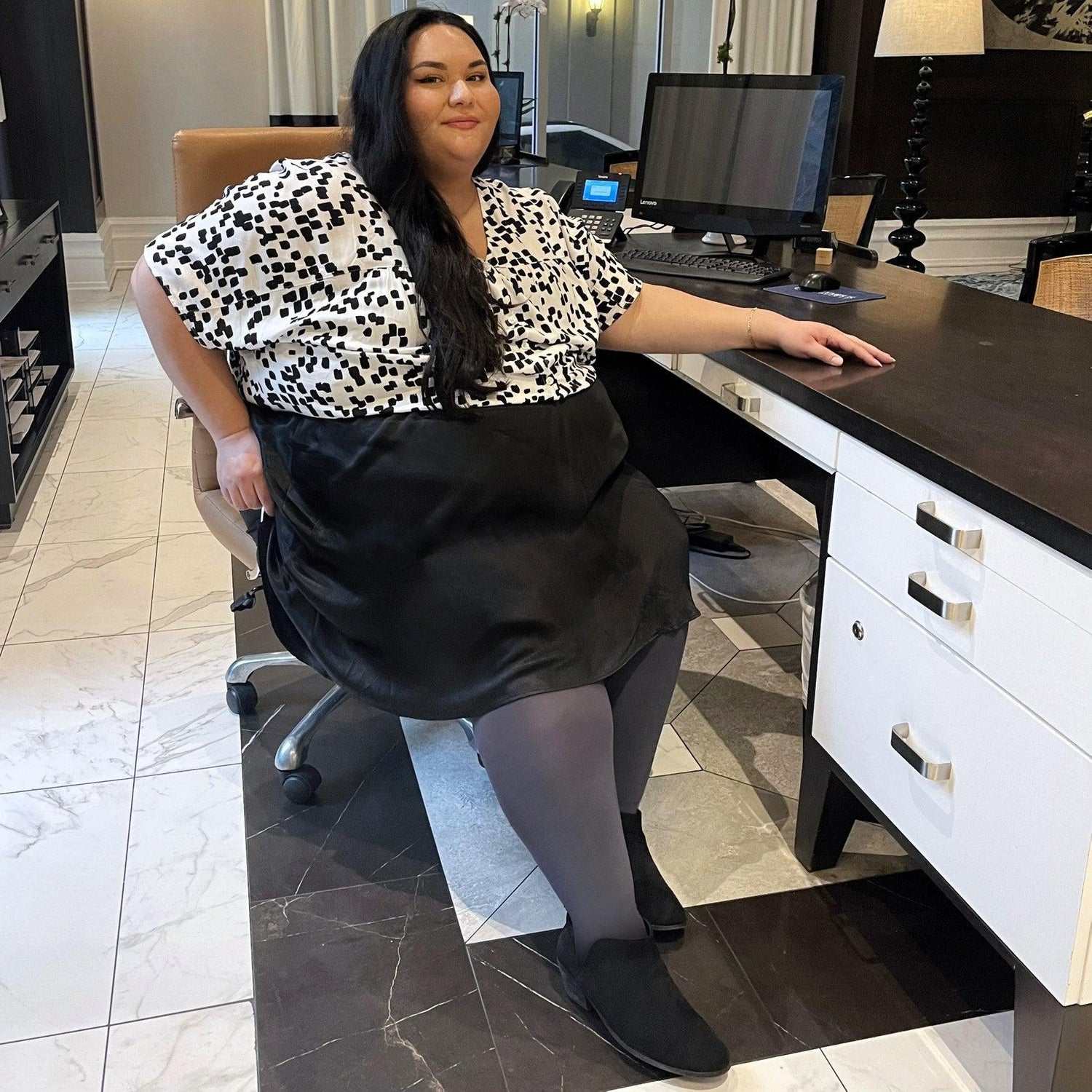 Huggy Light Compression Tights - Slate - Snag