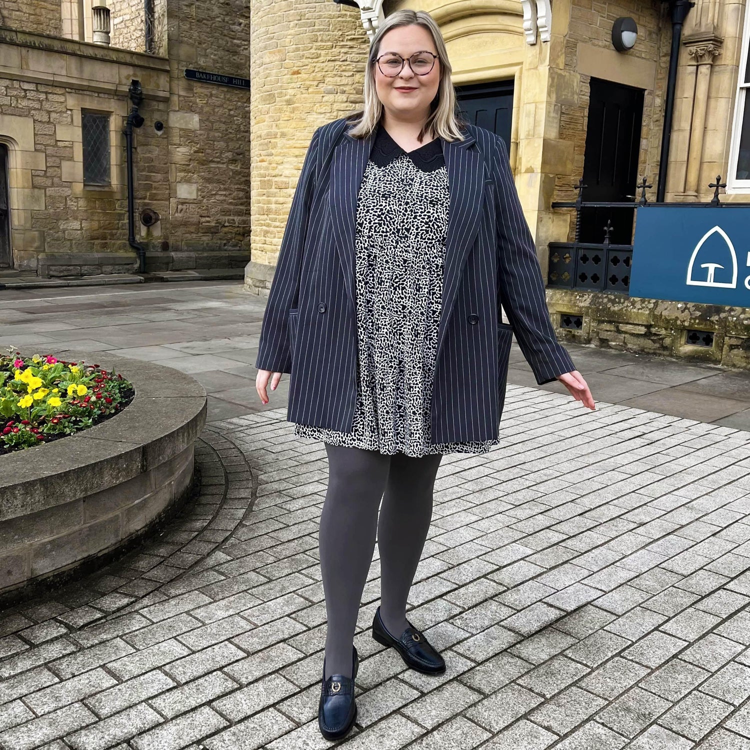 Huggy Light Compression Tights - Slate - Snag