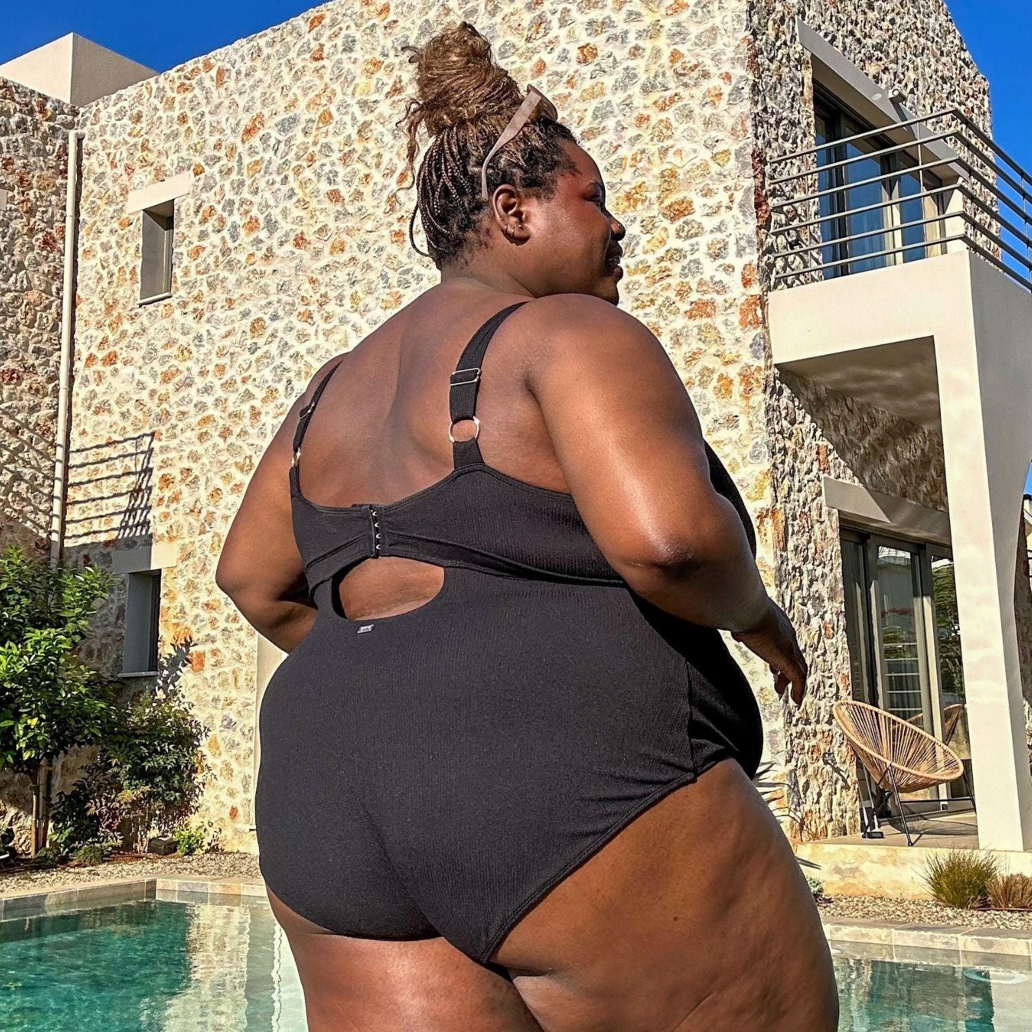 I'll Be Right Here Swimsuit - Black - Snag