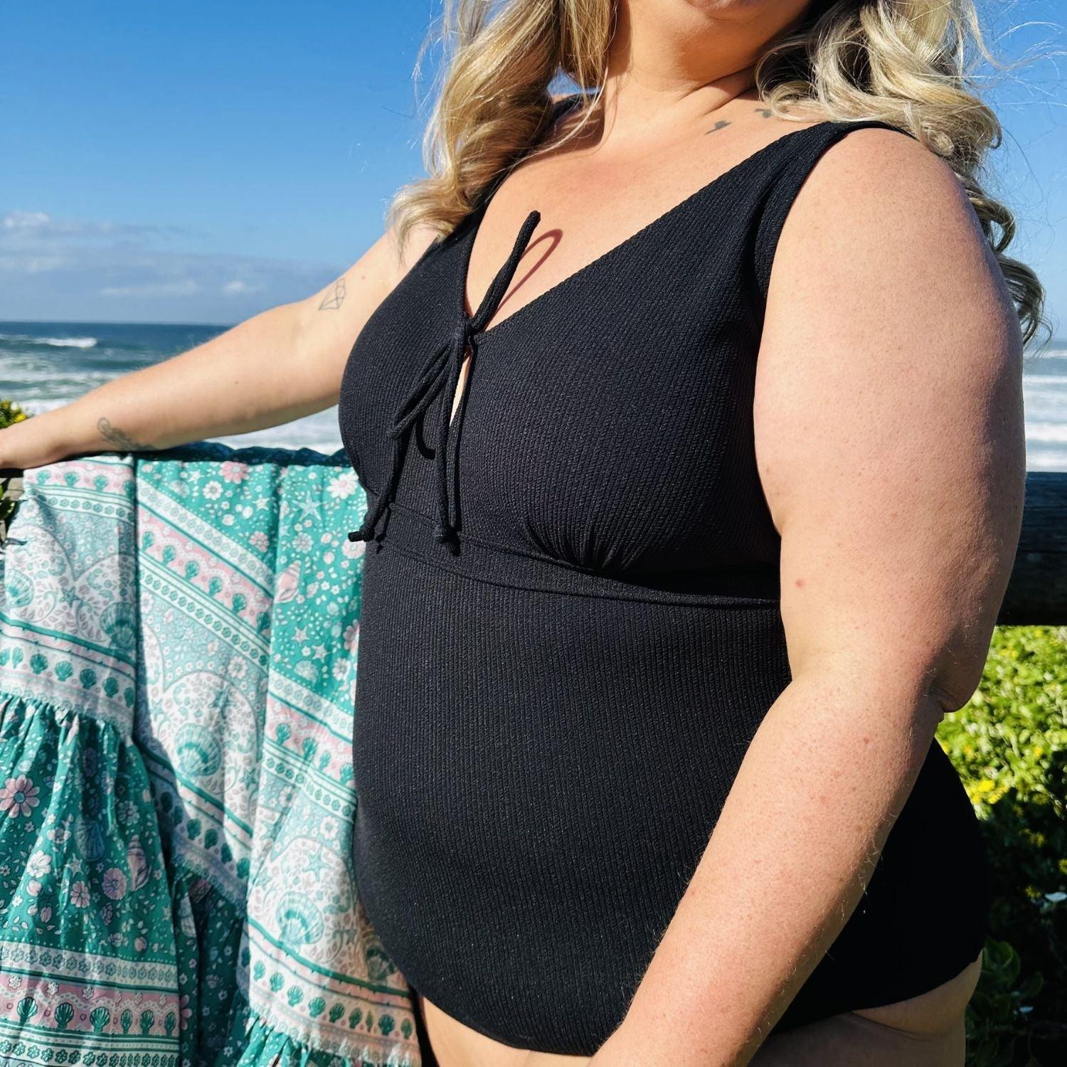 I'll Be Right Here Swimsuit - Black - Snag