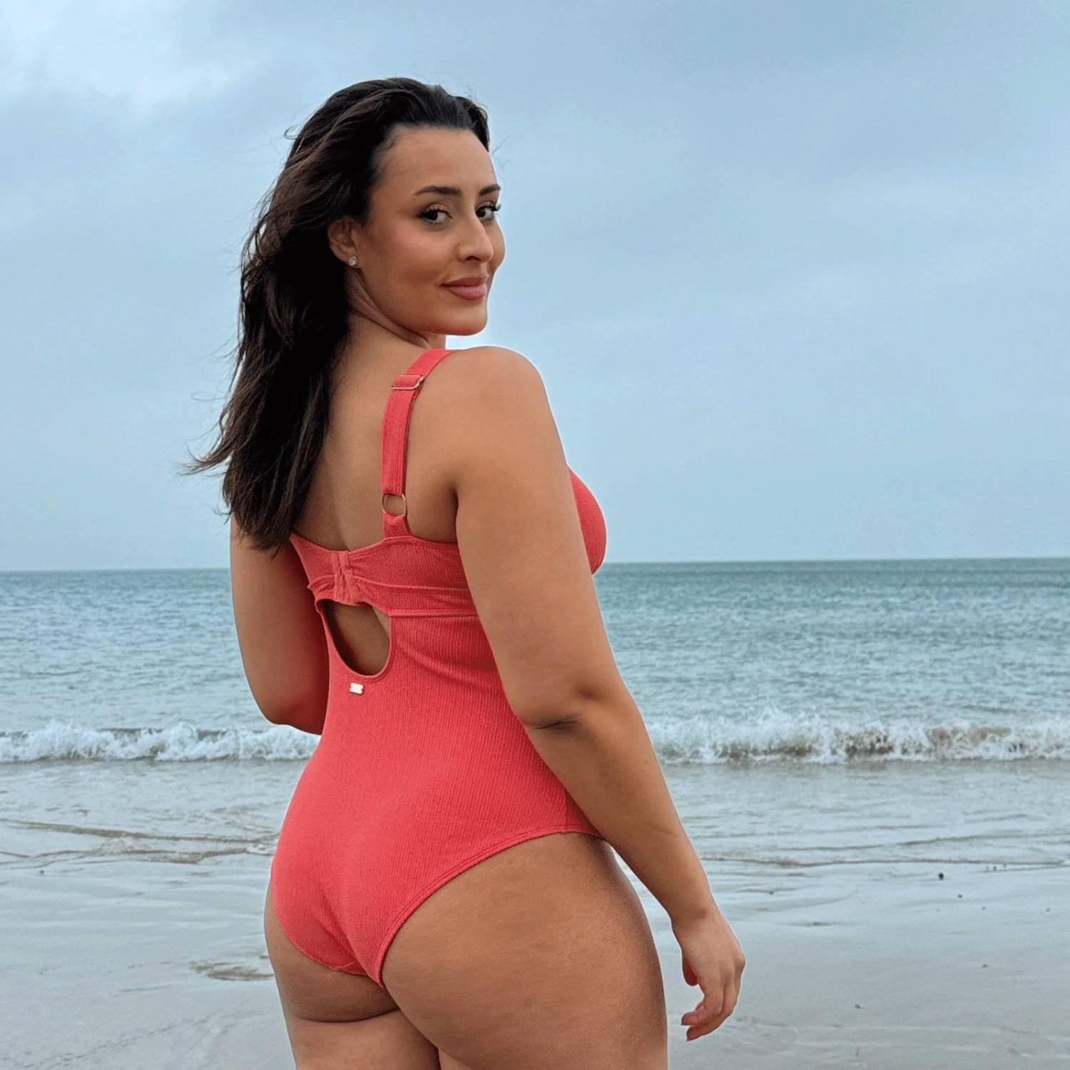 I'll Be Right Here Swimsuit - Coral - Snag