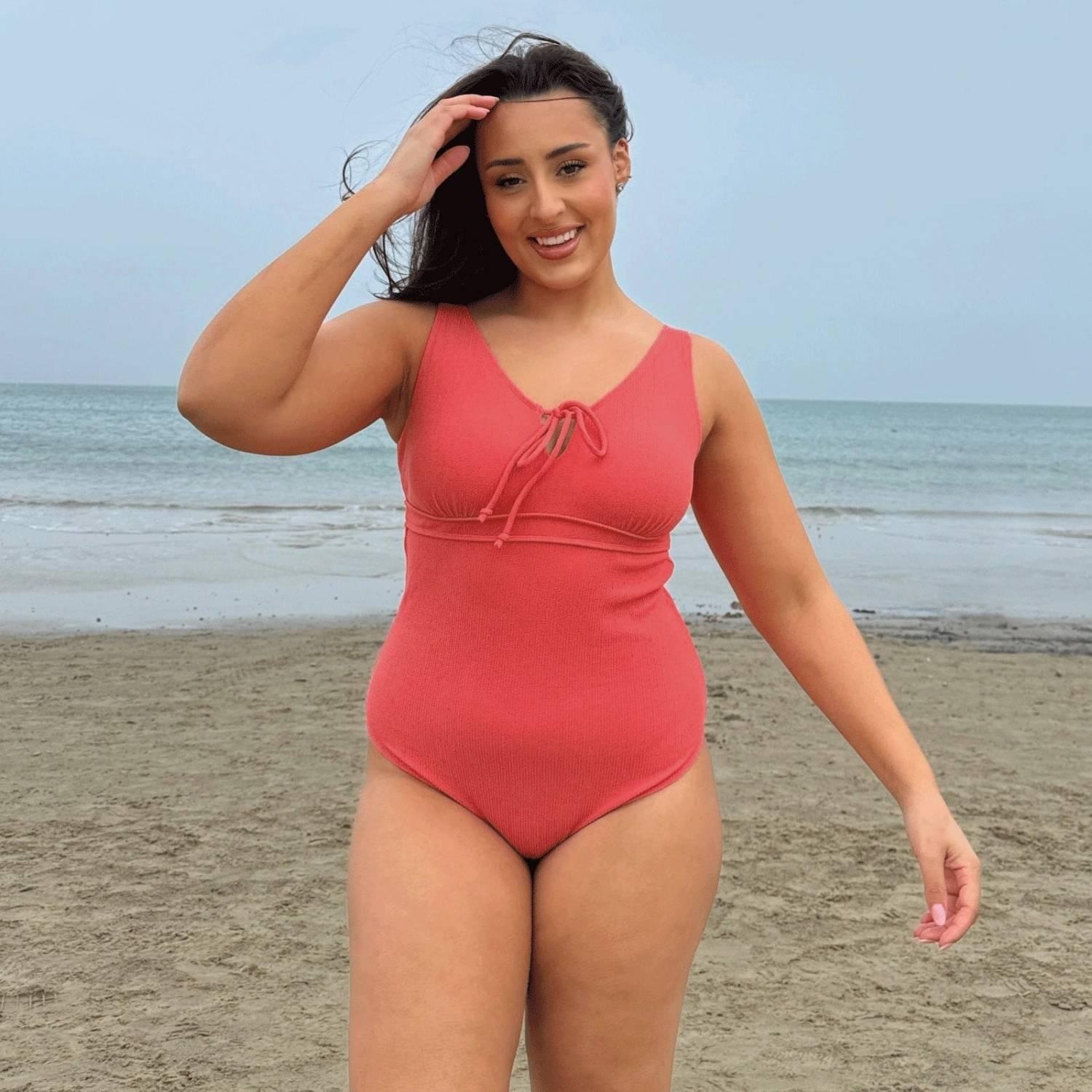 I'll Be Right Here Swimsuit - Coral - Snag