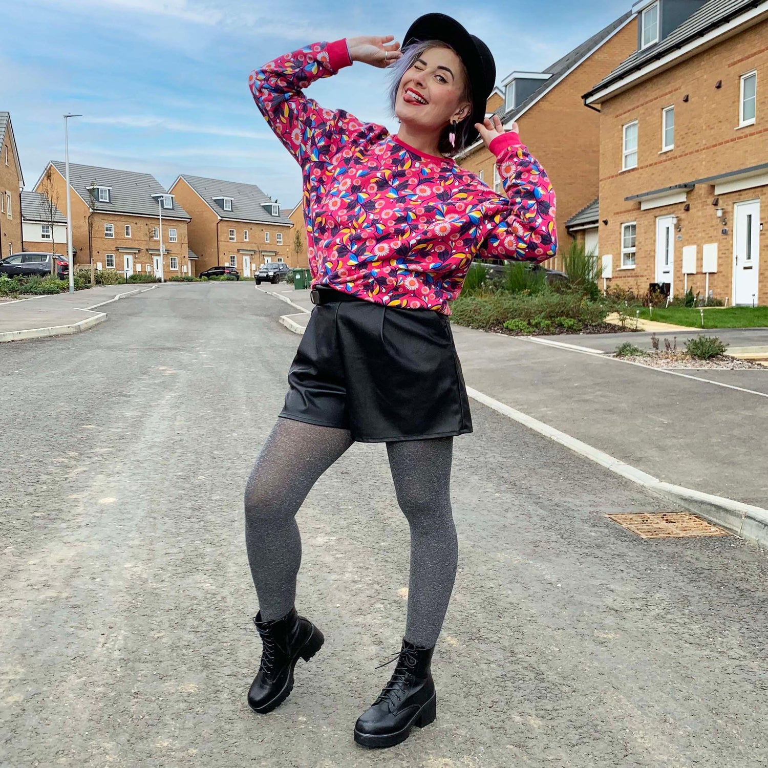 Marl Tights - Rainy Day - Snag