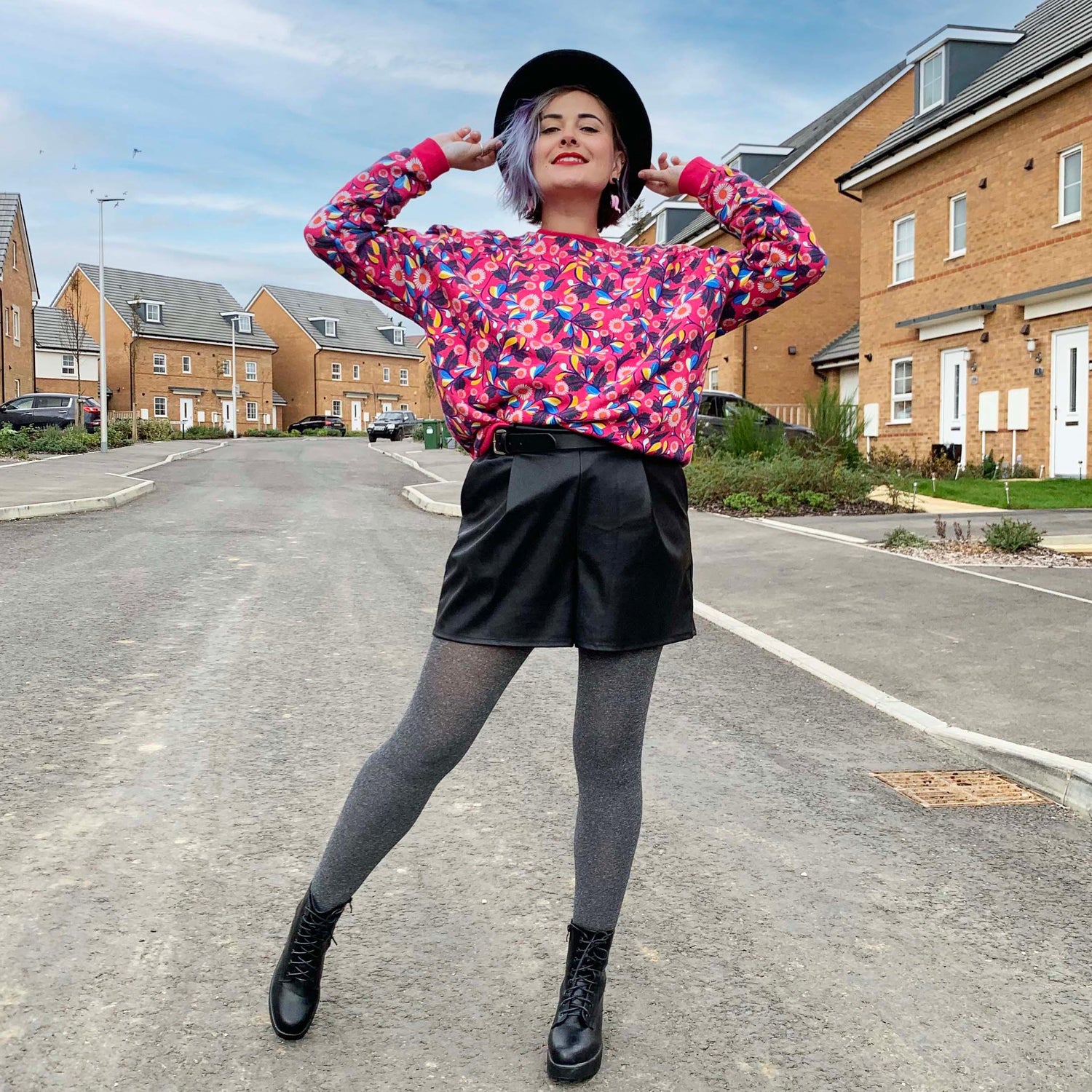 Marl Tights - Rainy Day - Snag