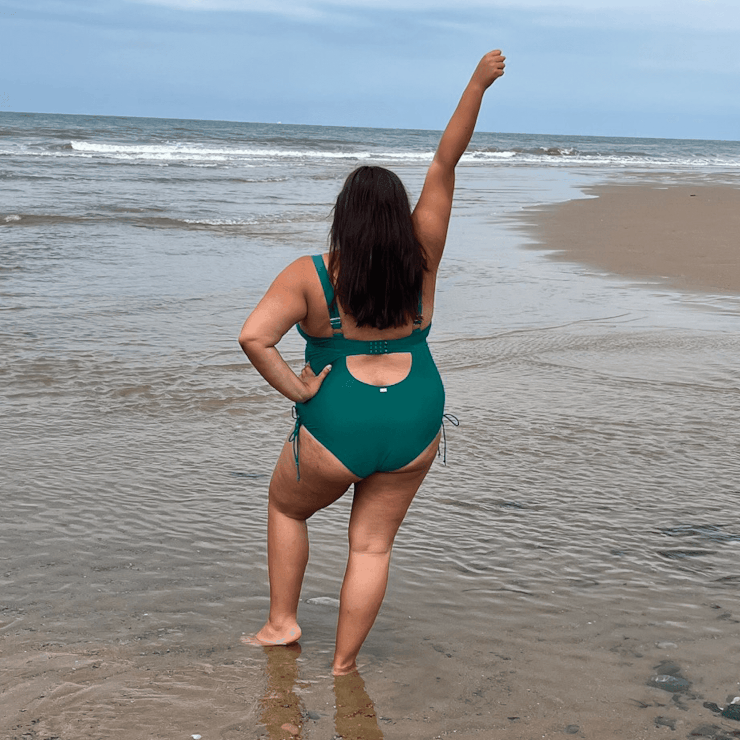 Maternity Swimsuit - That loving feel'in - Teal - Snag