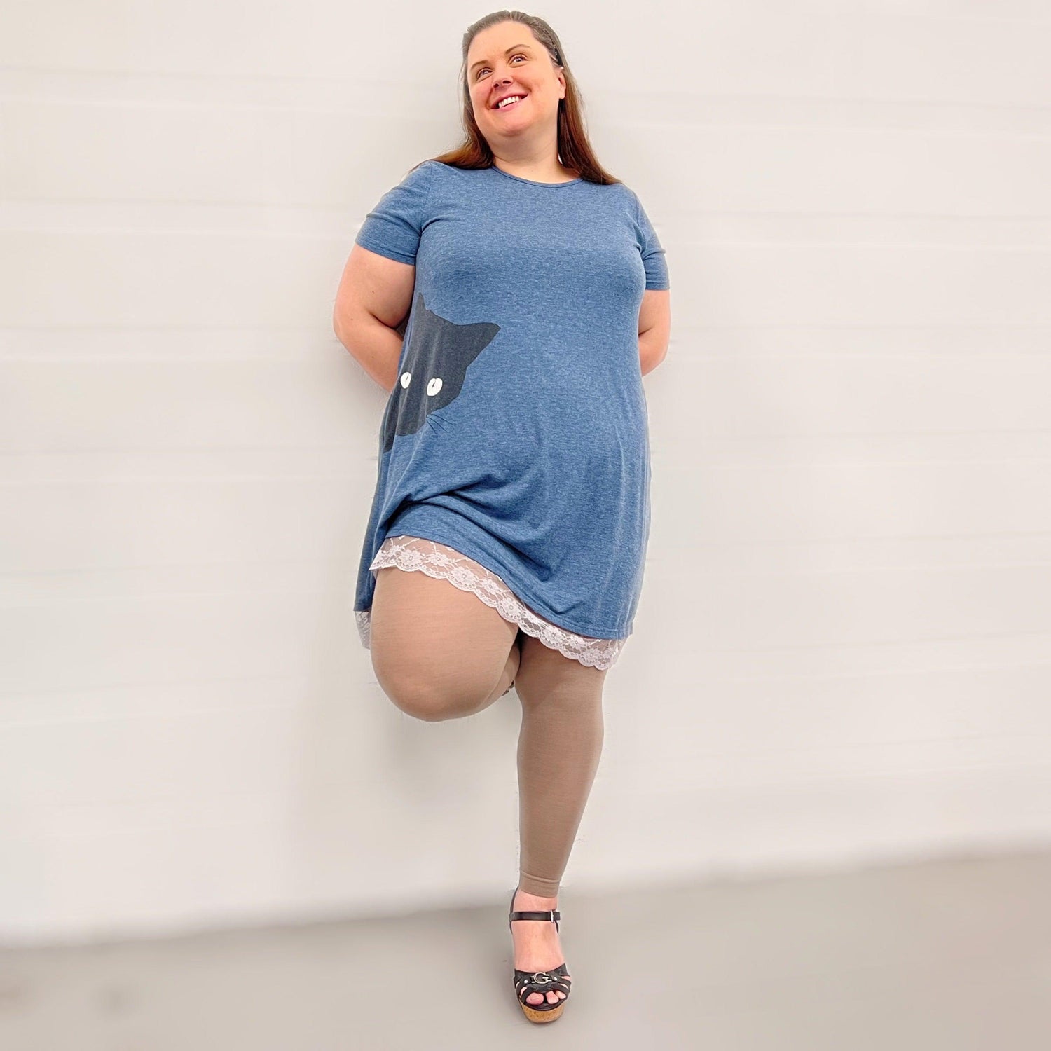 Merino Wool Footless Tights - Sand Dollar - Snag