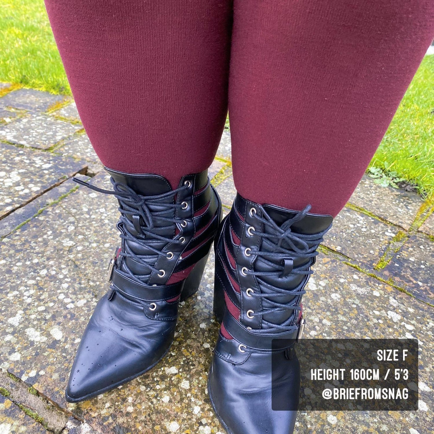 Merino Wool Tights - Red Velvet Cake - Snag