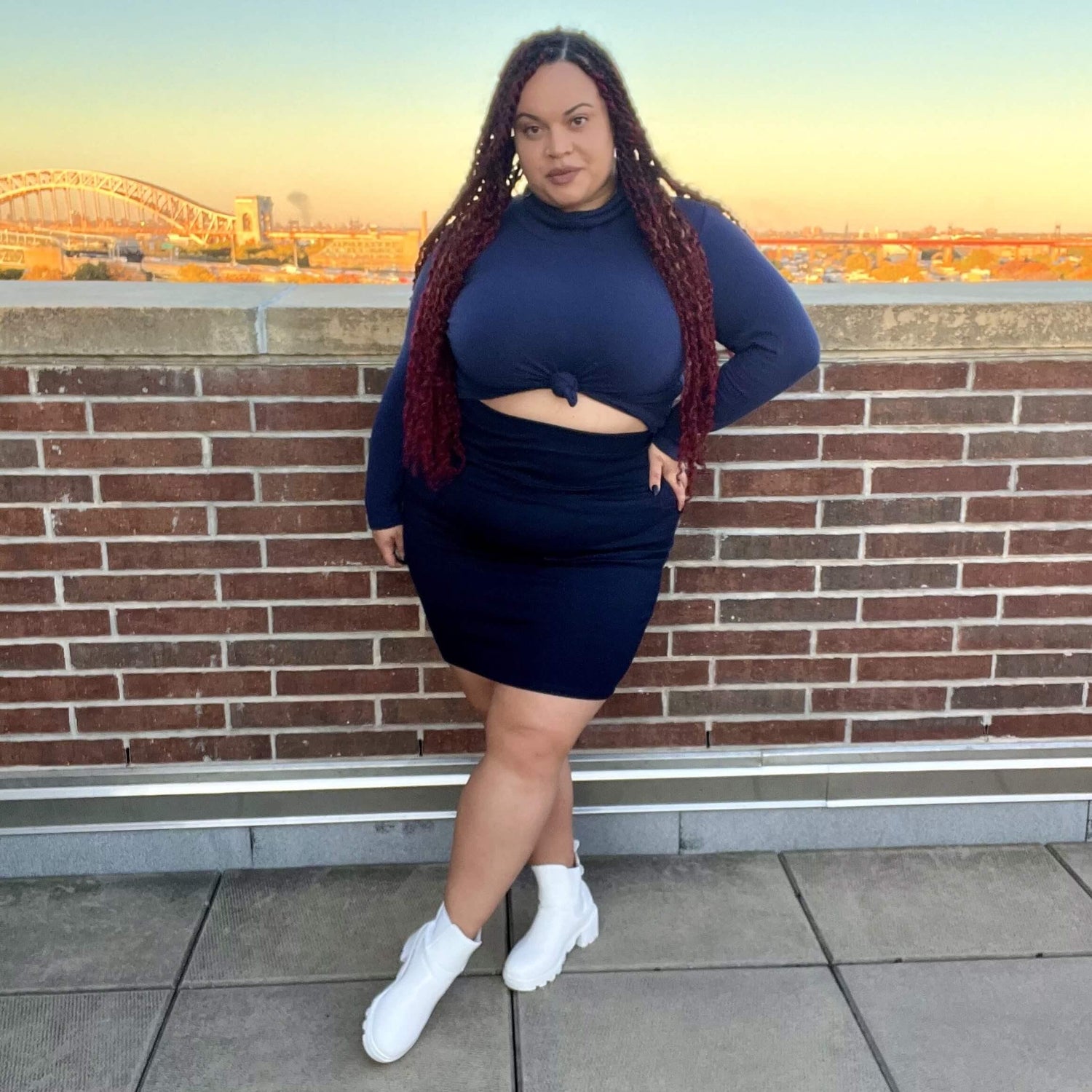 Mini Skirt - Navy - Snag