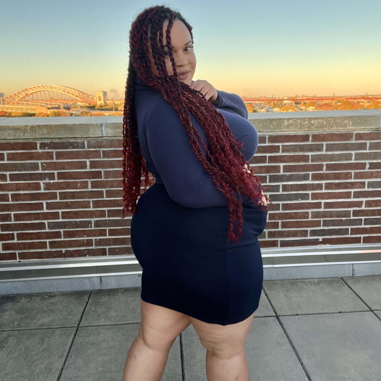 Mini Skirt - Navy - Snag