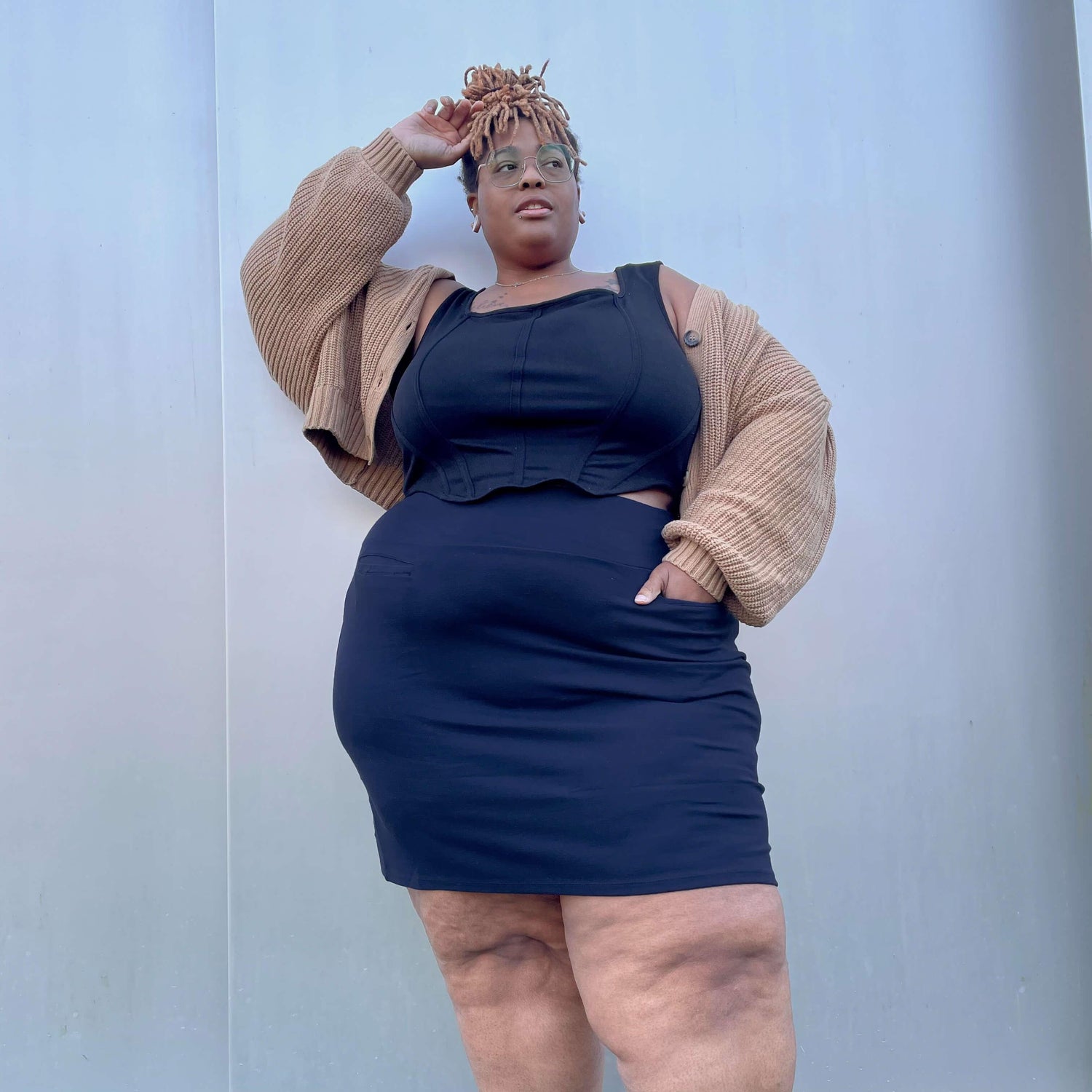 Mini Skirt - Navy - Snag