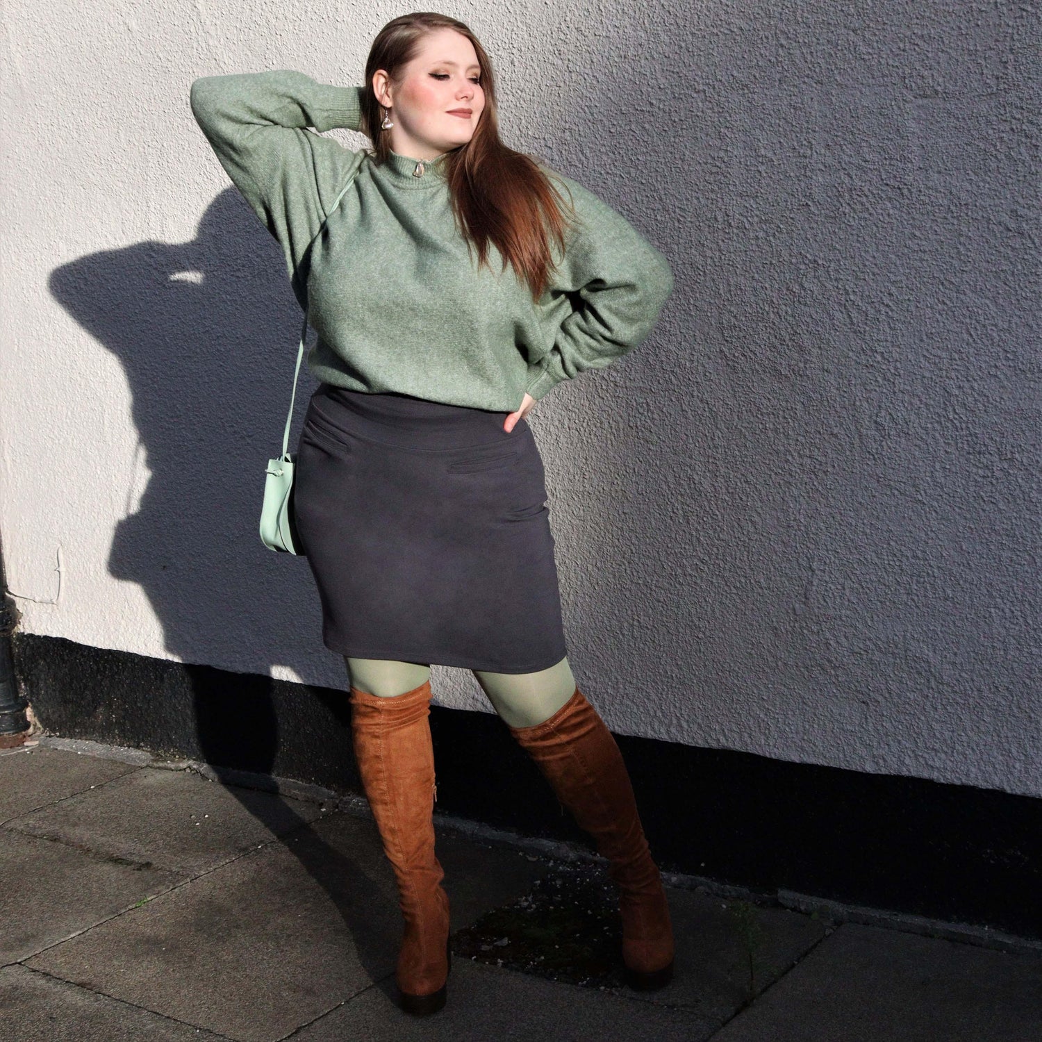 Mini Skirt - Slate Grey - Snag