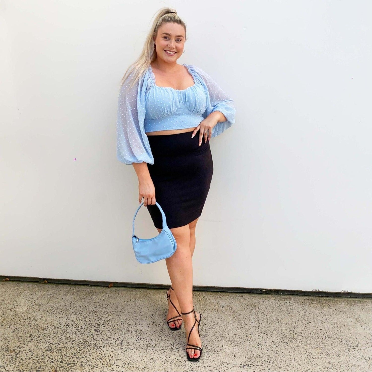 Pencil Skirt - Black - Snag