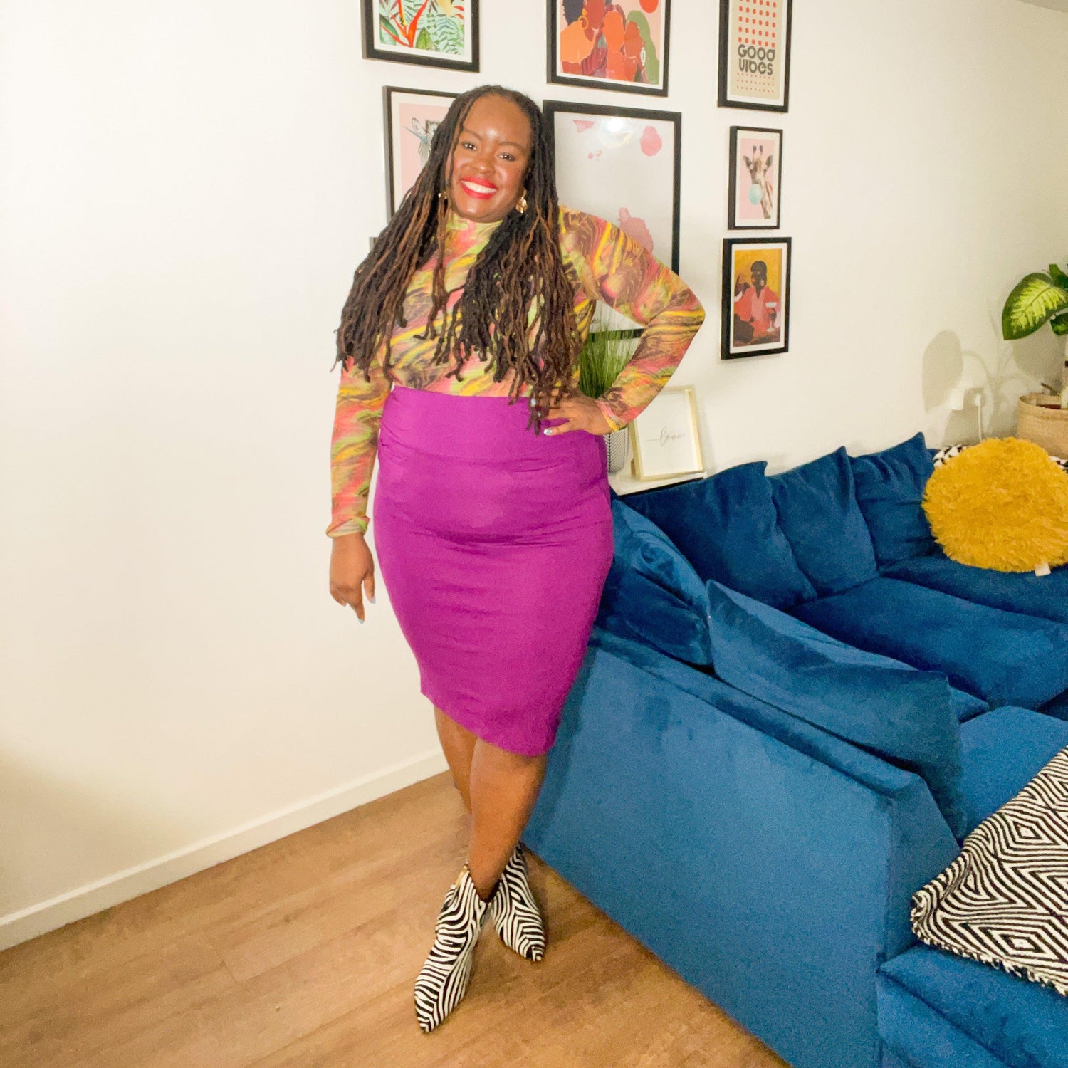 Pencil Skirt - Figgy Pudding - Snag