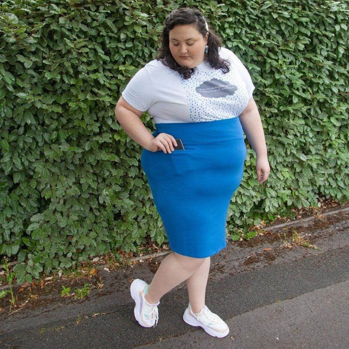 Pencil Skirt - Midnight Blue - Snag