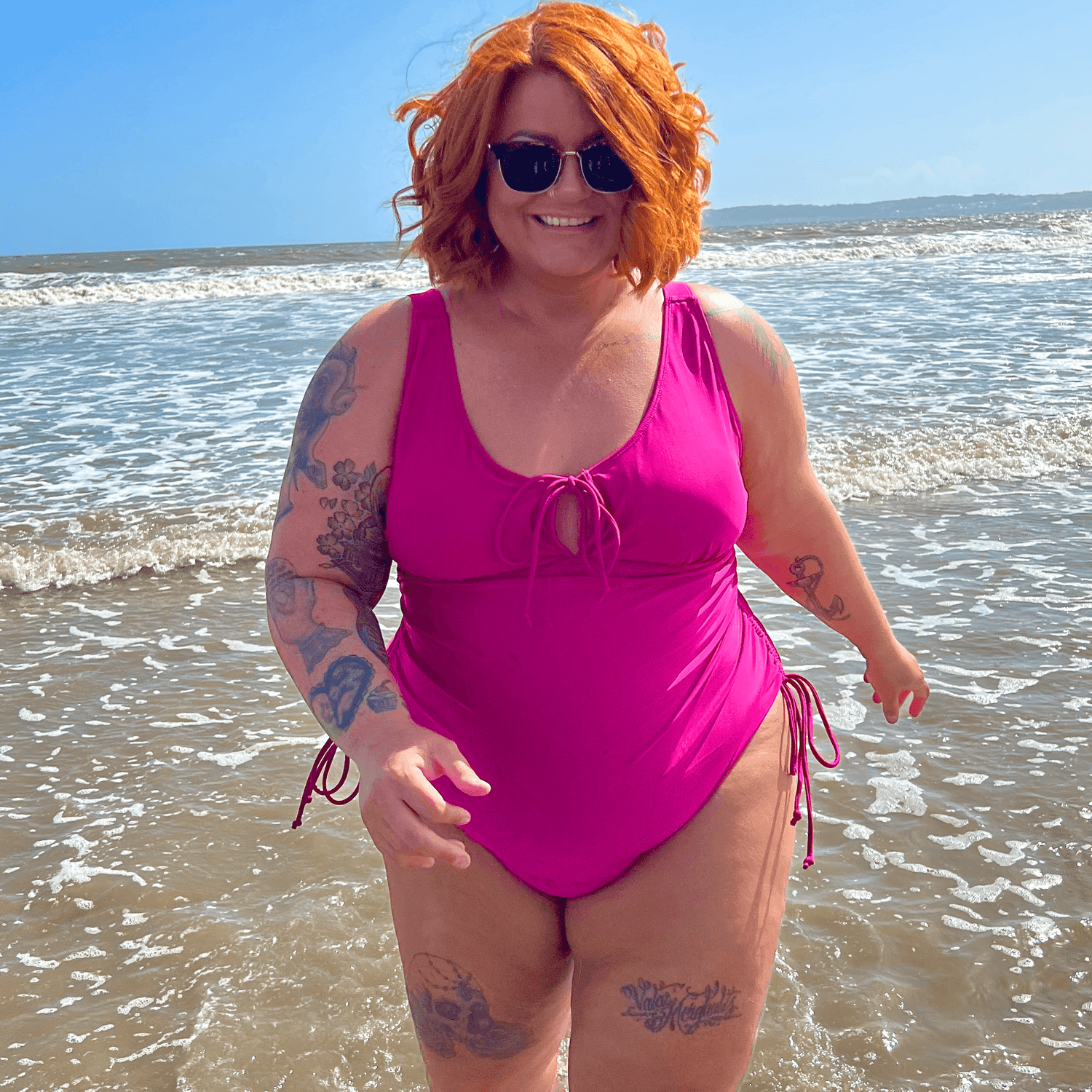 Phone Home Swimsuit - Hot Pink - Snag