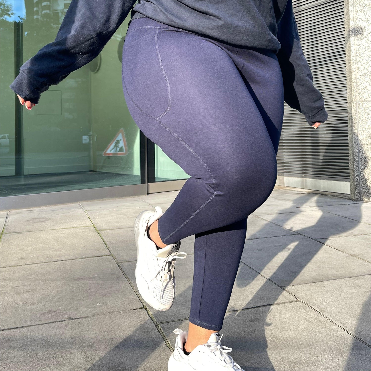 Squat Proof Short Leggings - Navy - Snag