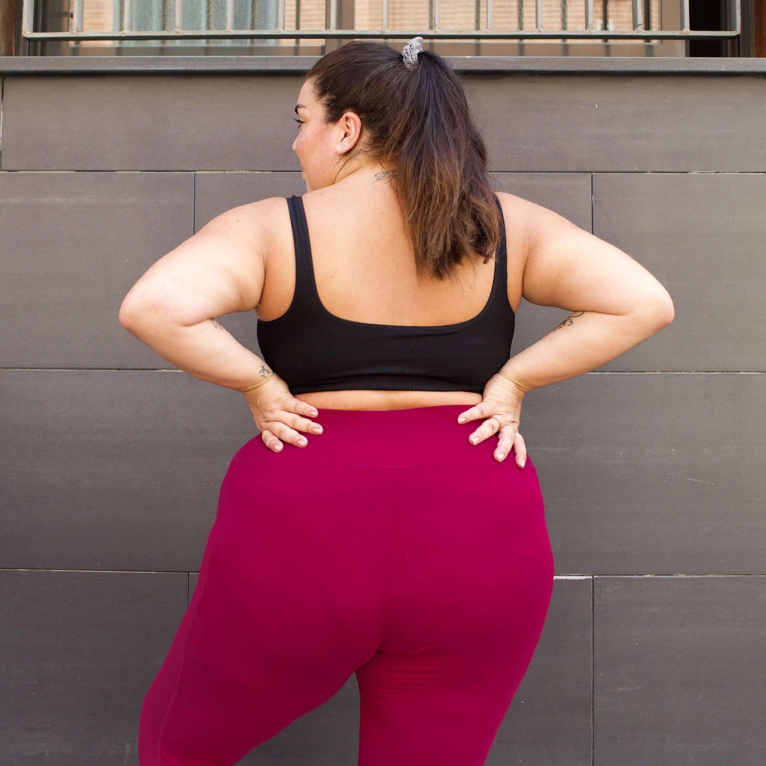 Squat Proof Short Leggings - Raspberry Pie - Snag