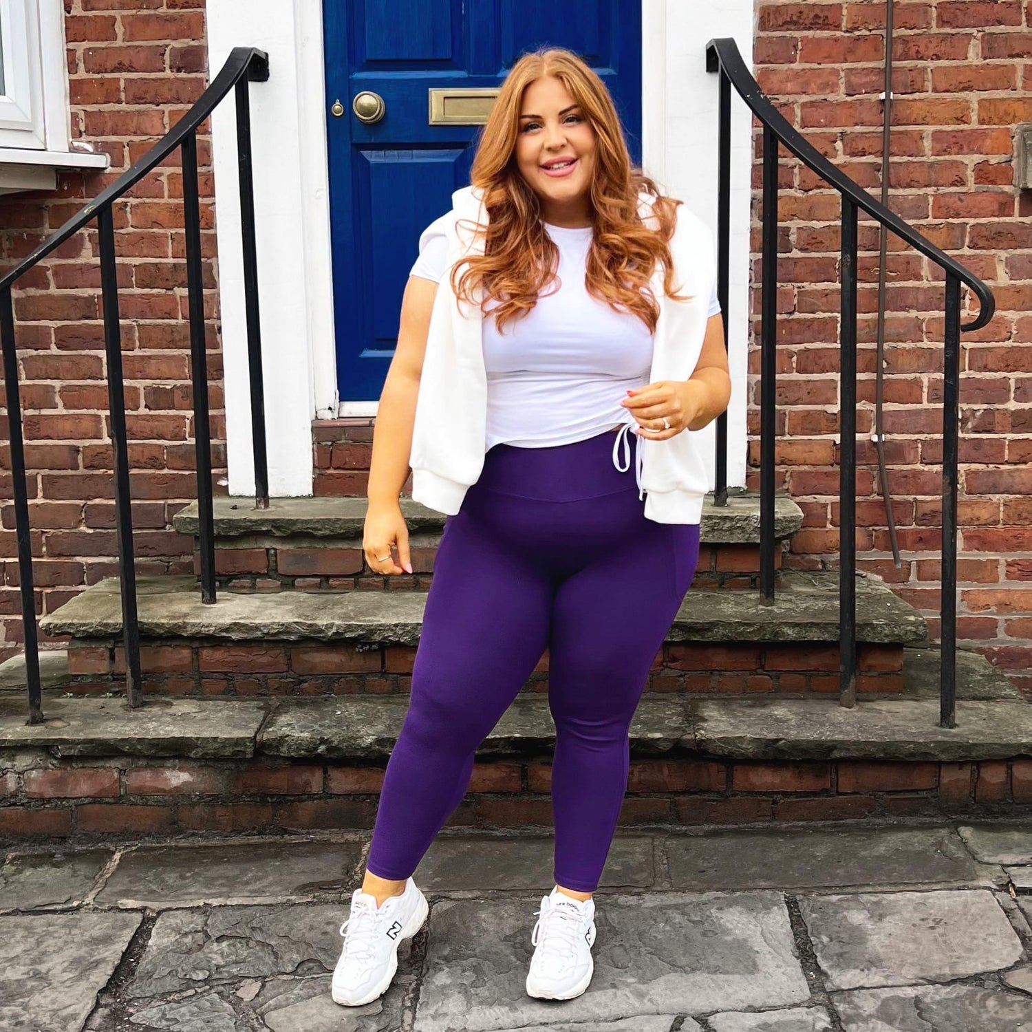 Squat Proof Short Leggings - Suffragette Purple - Snag