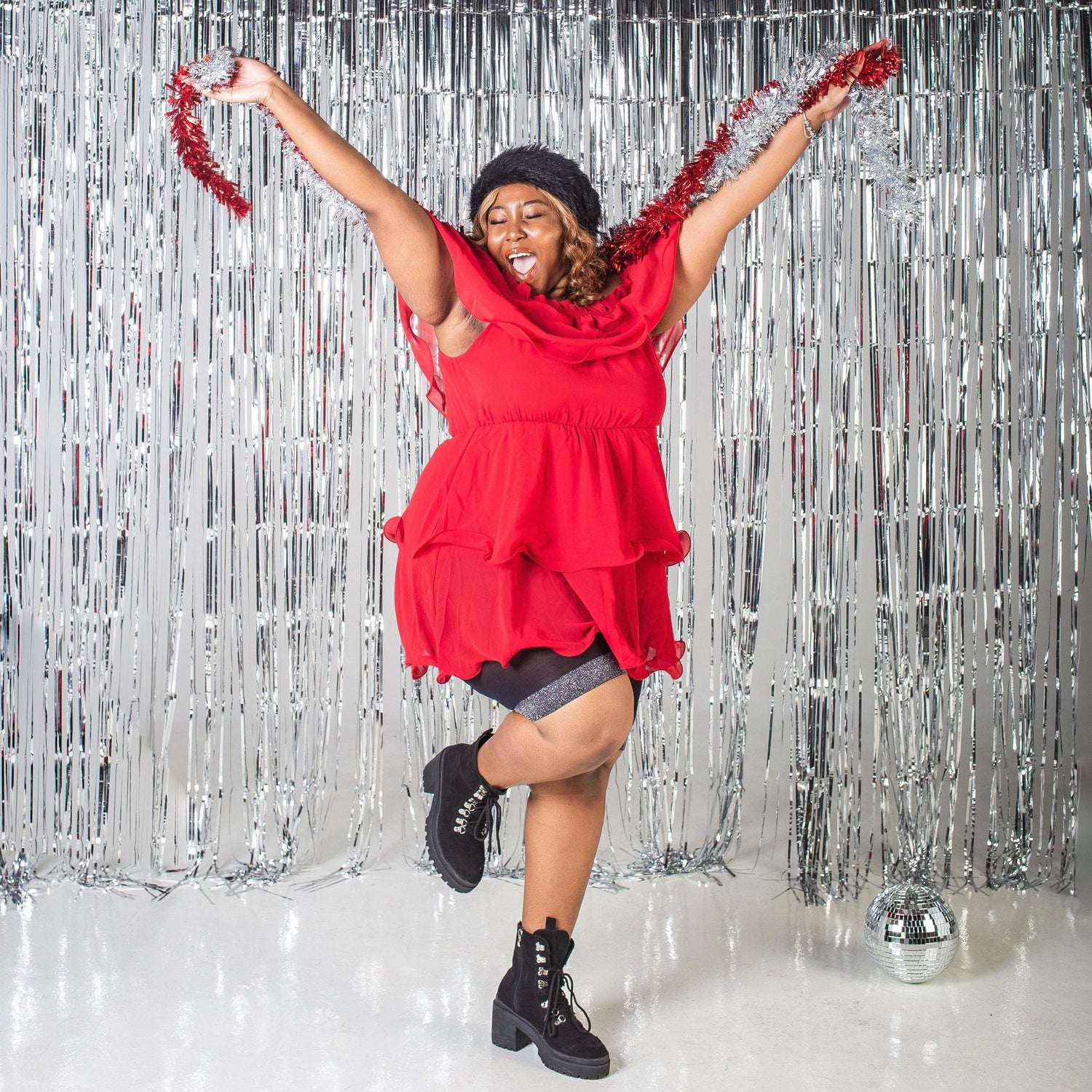 Stay Cool Chub Rub Lurex Shorts - Black - Snag