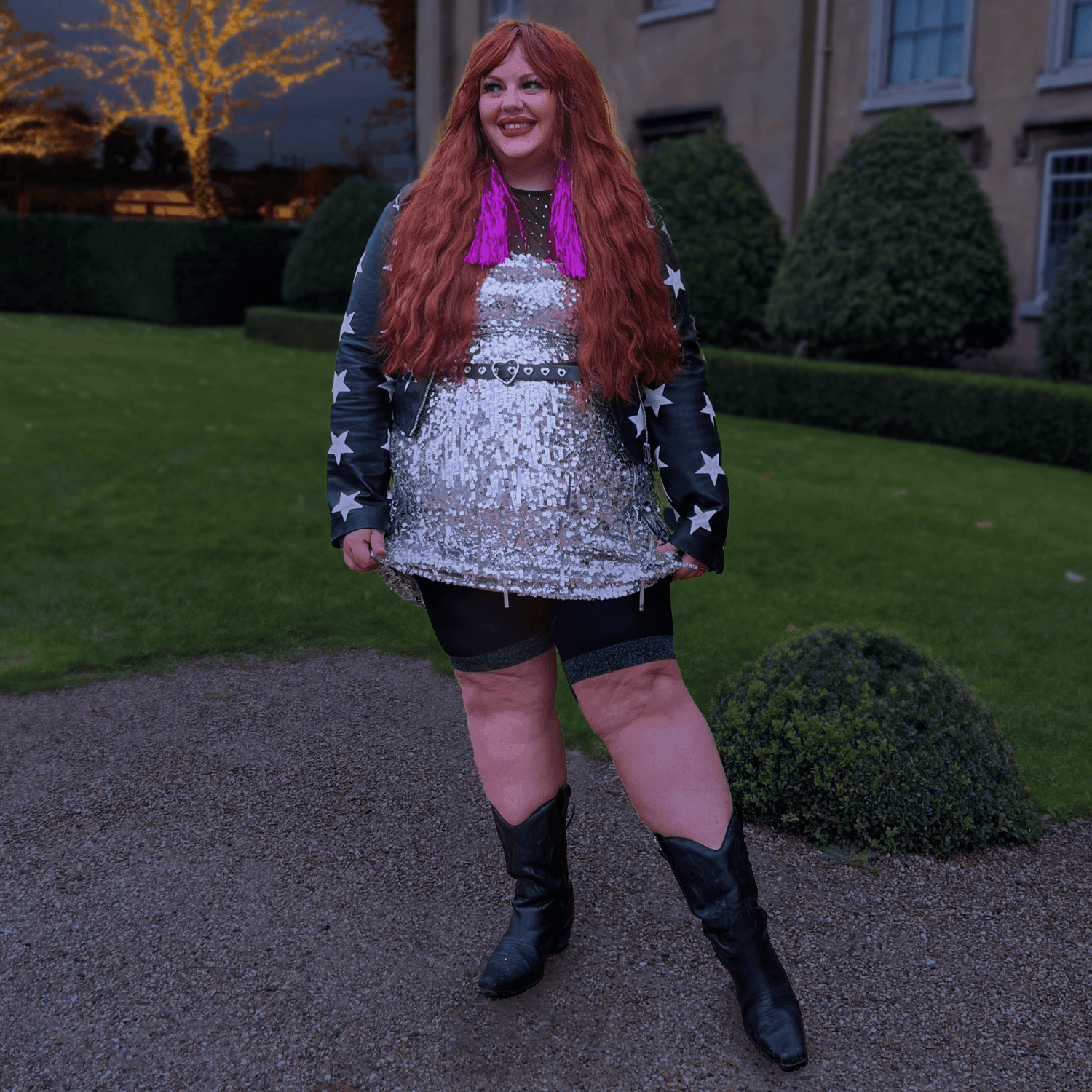 Stay Cool Chub Rub Lurex Shorts - Black - Snag