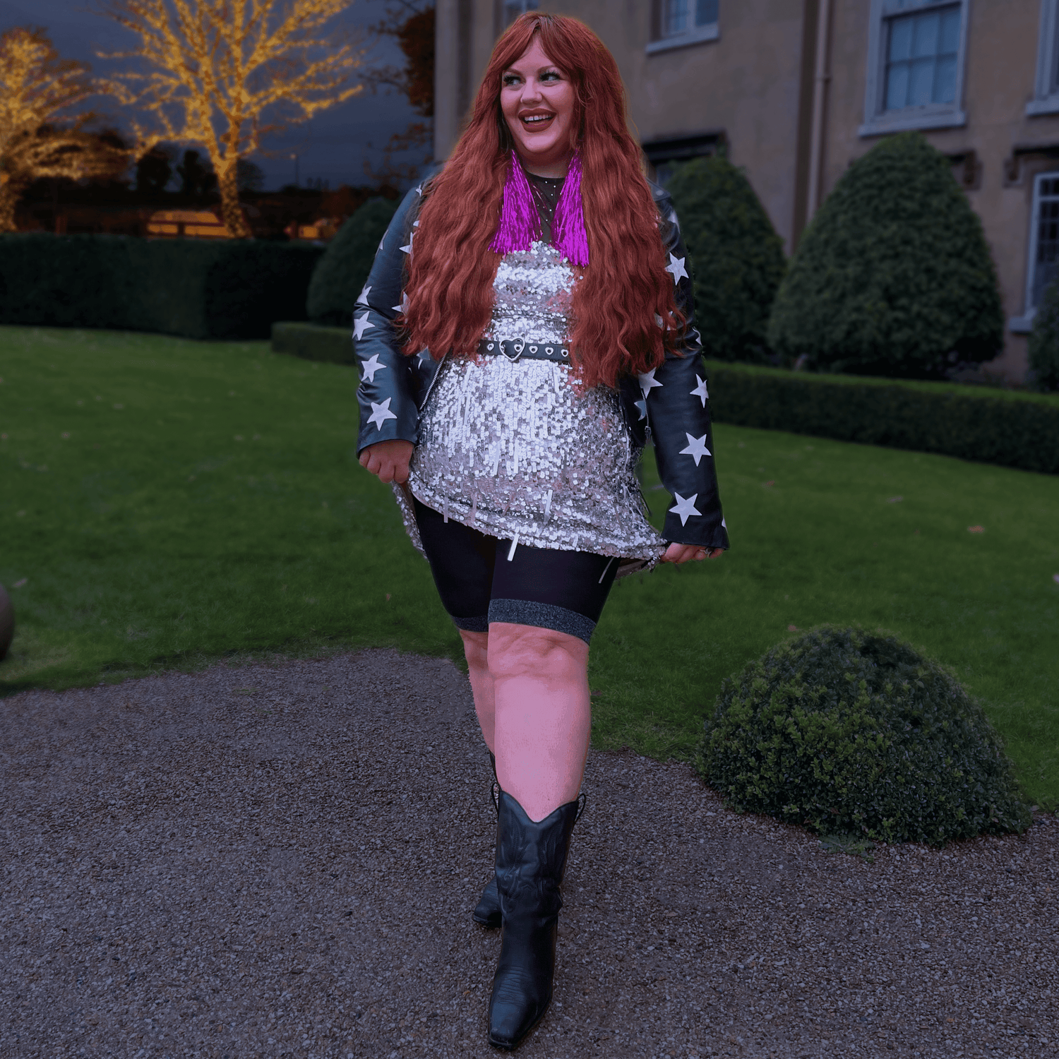 Stay Cool Chub Rub Lurex Shorts - Black - Snag