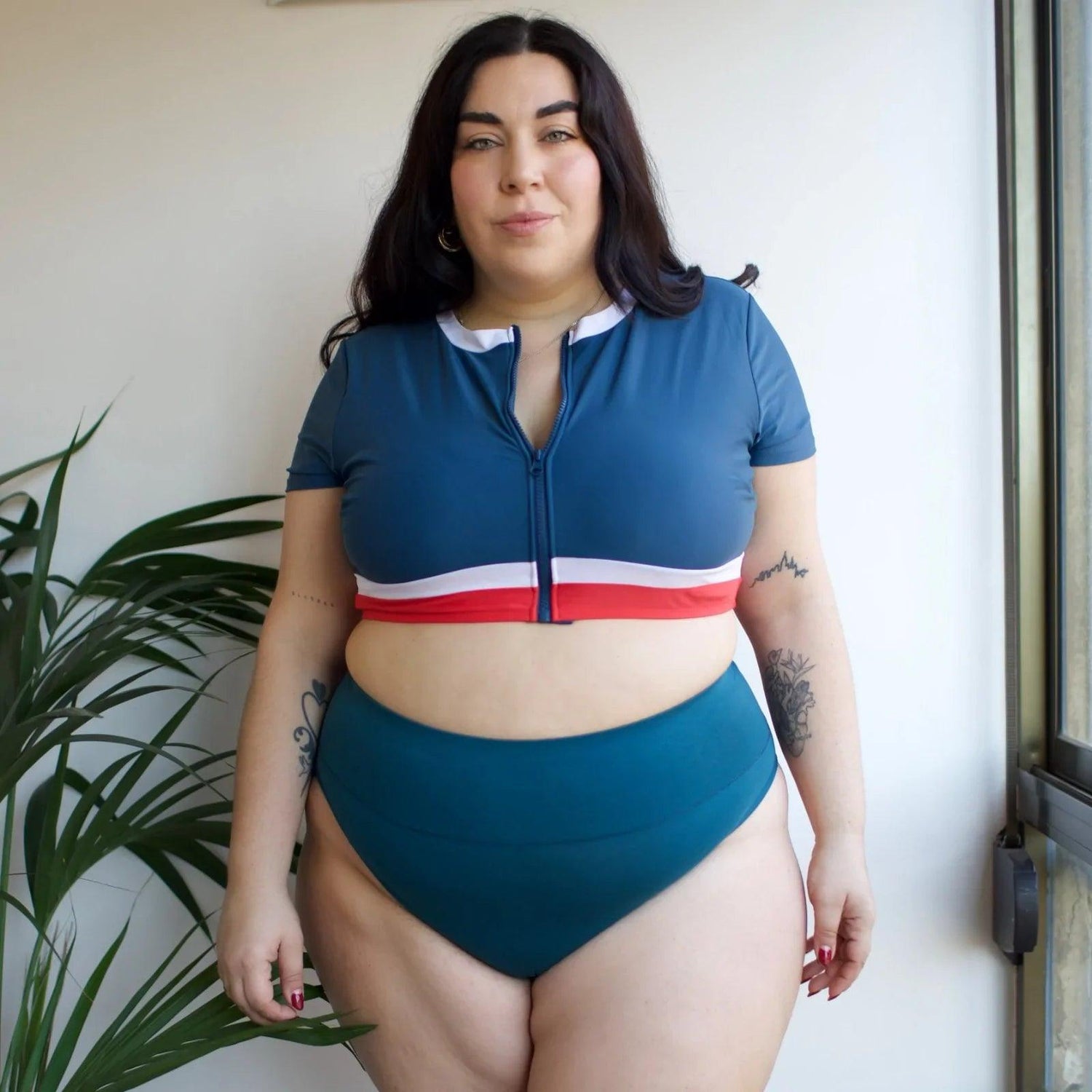 Super High Leg Knickers - Aurora - Snag