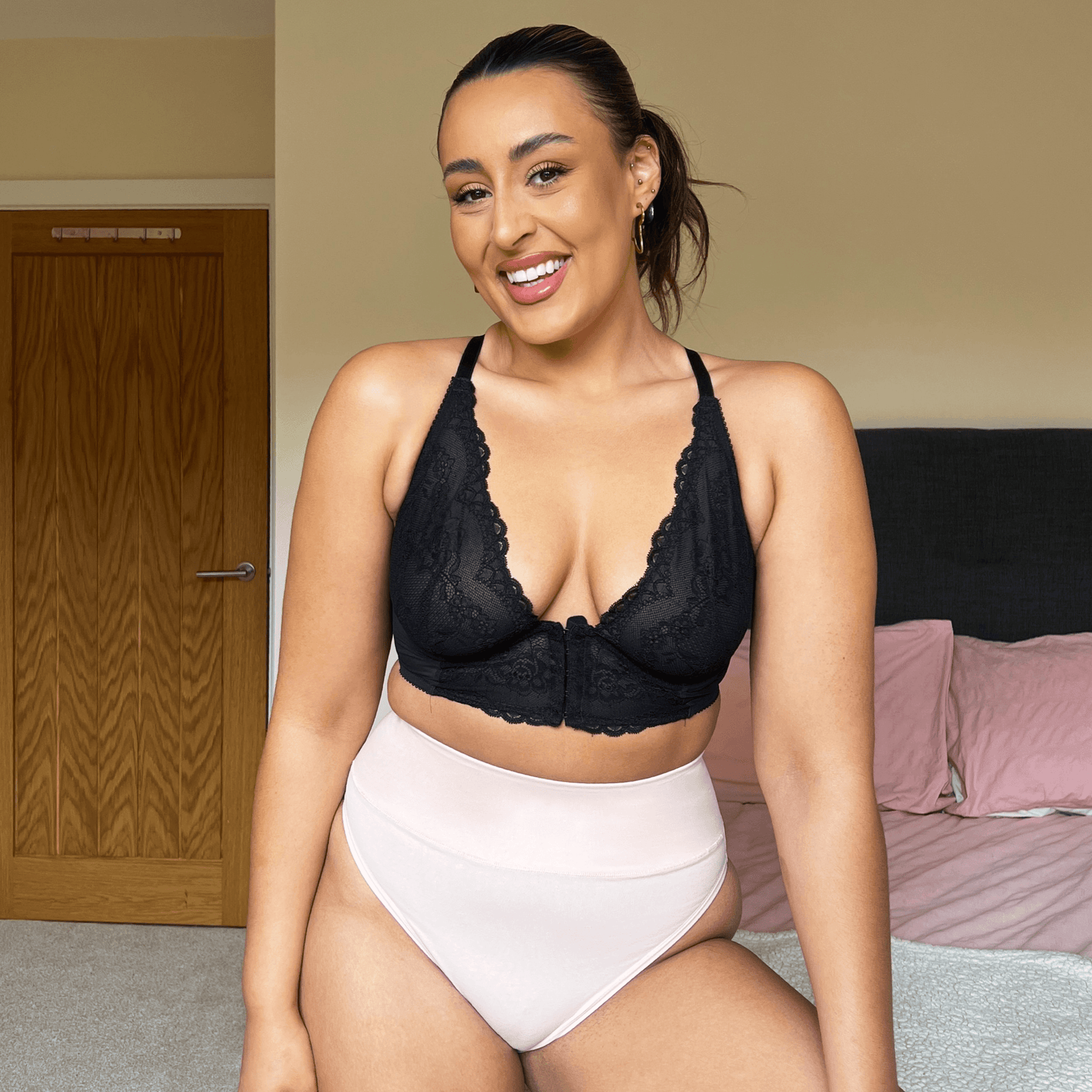 Super High Leg Knickers - Ballet Pink - Snag