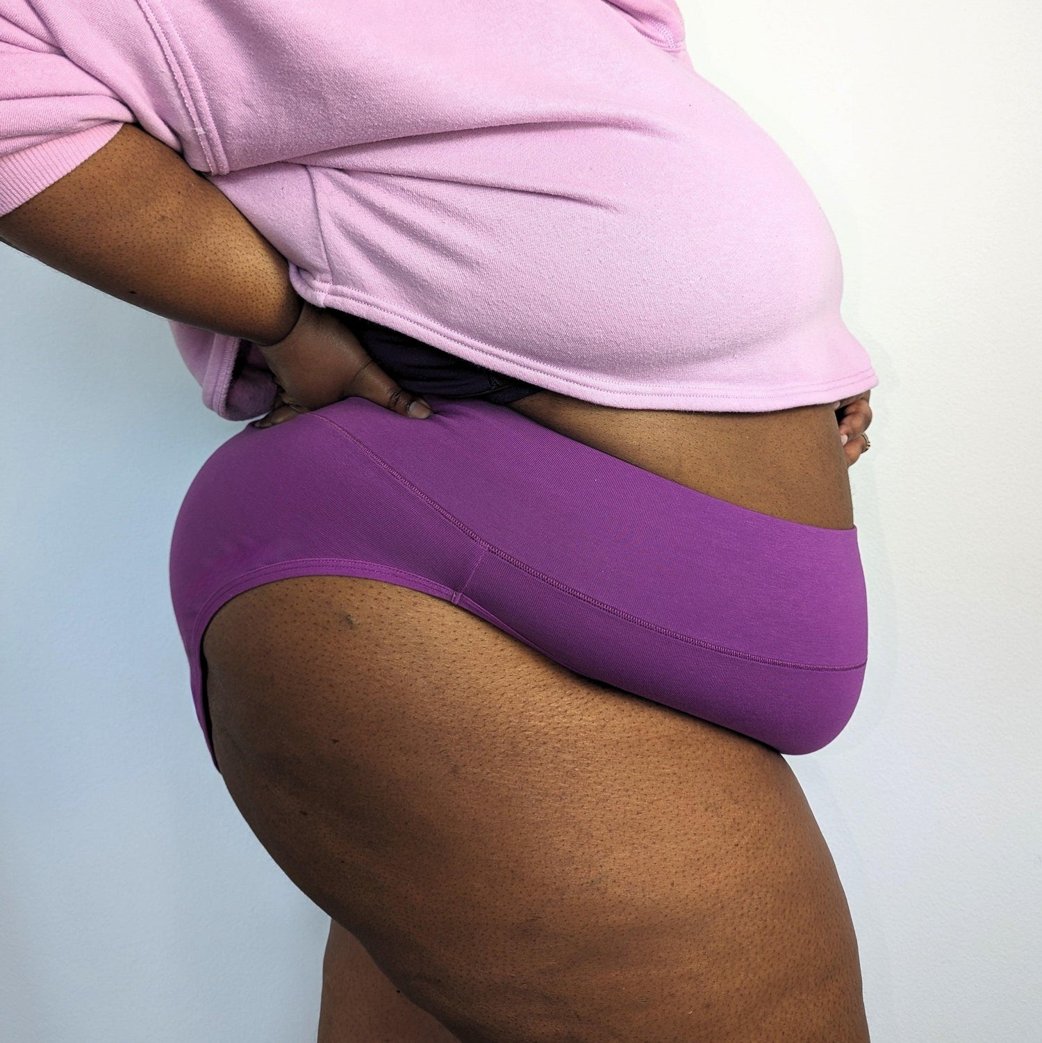 Super High Leg Knickers - Grape Escape - Snag