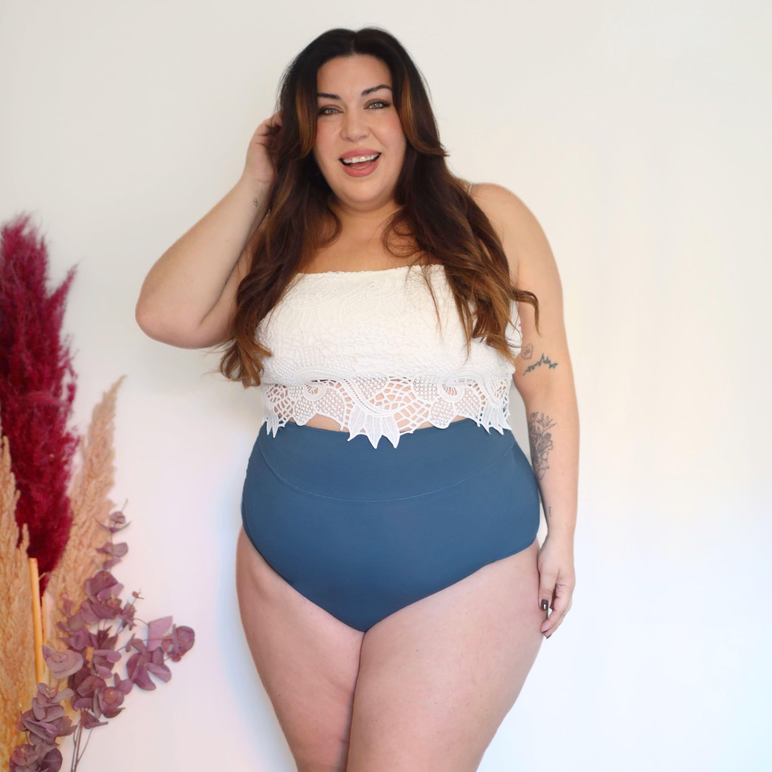 Super High Waist Knickers - Denim - Snag