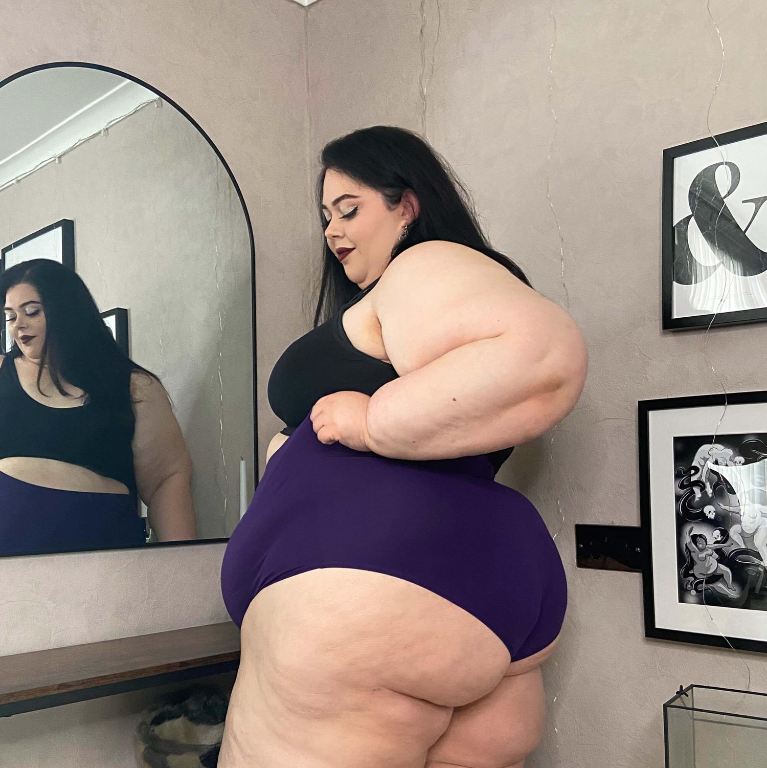 Super High Waist Knickers - Suffragette Purple - Snag